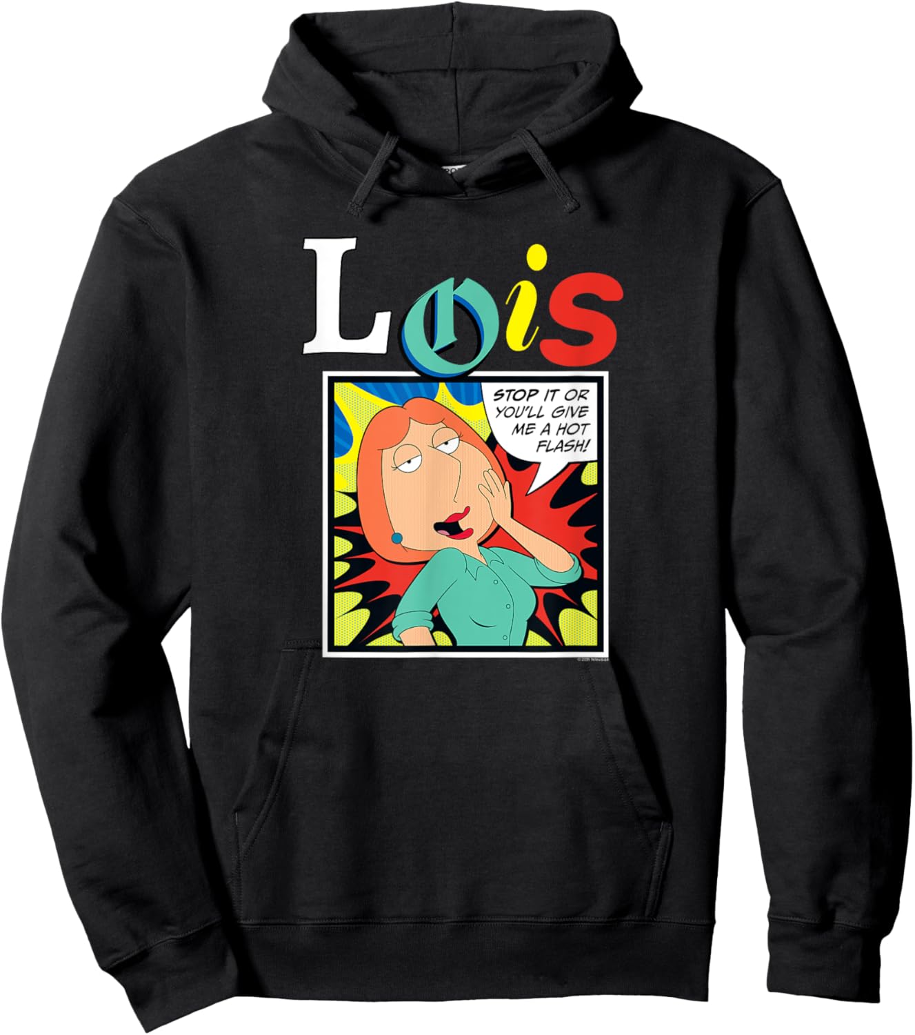 Family Guy Give Me Hot Flash Lois Griffin Funny Cartoon Hoodie - Hoodie | Black