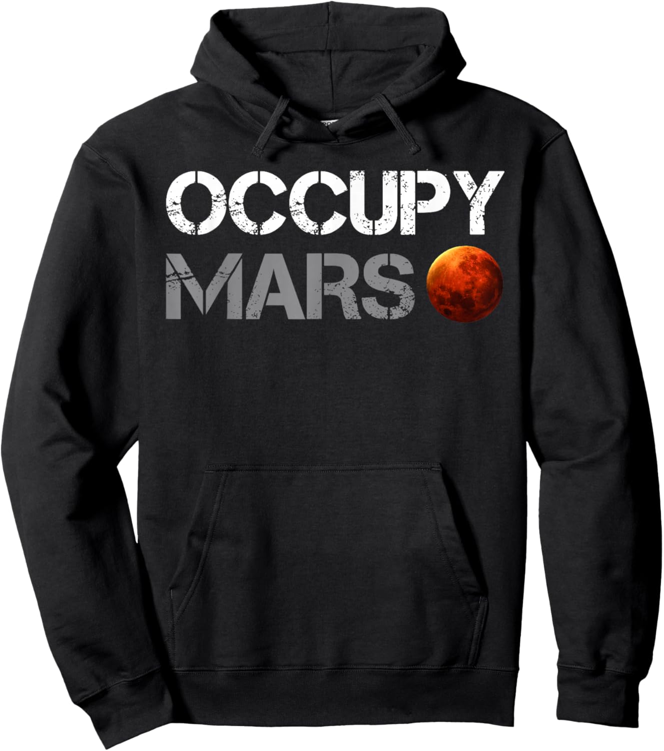 Astronaut Fan Mars Landing, Space Exploration, Occupy Mars Hoodie - Hoodie | Black