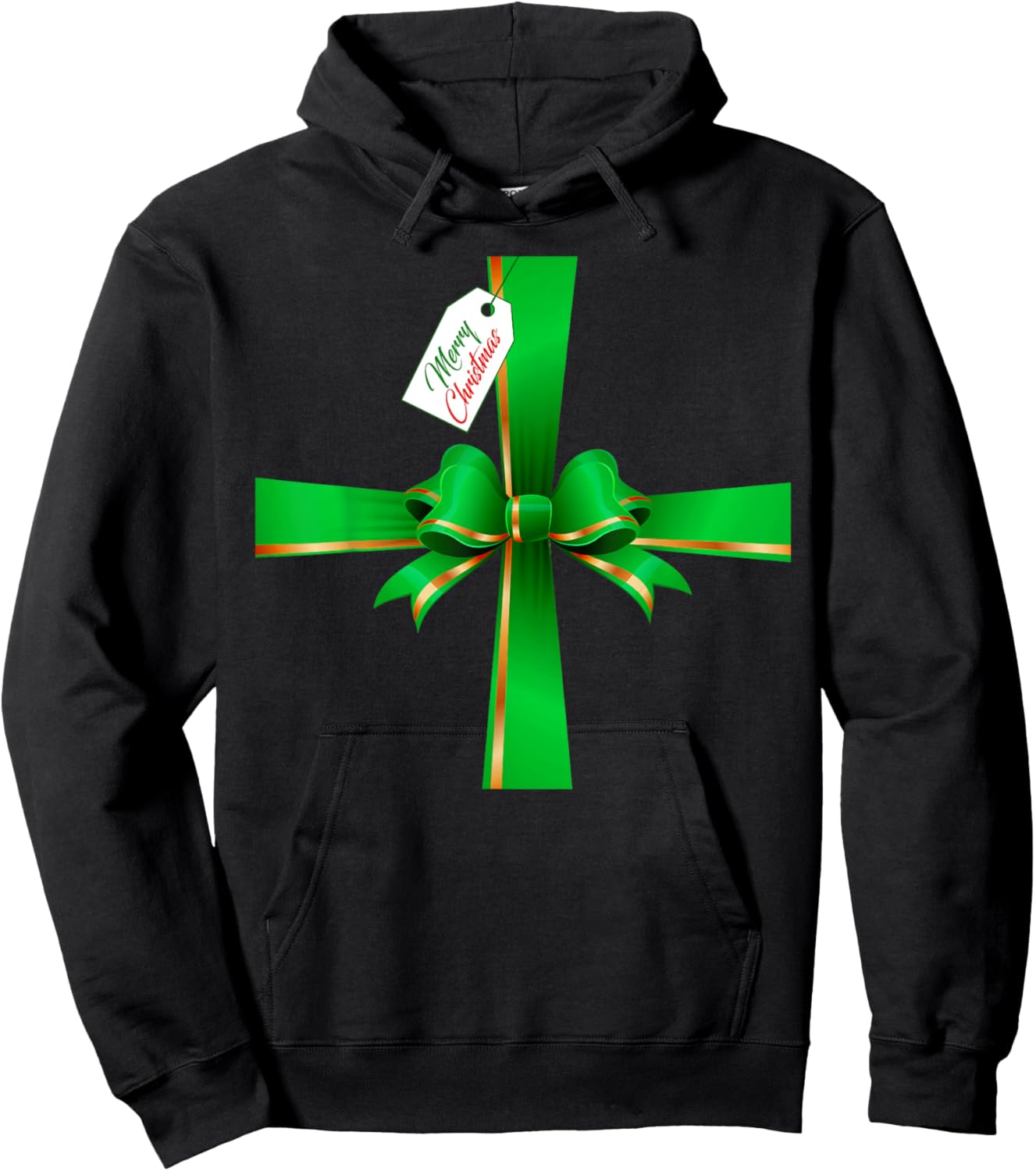 Funny Box Cosplay DIY Costume Merry Christmas Xmas Pajama Hoodie - Hoodie | Black