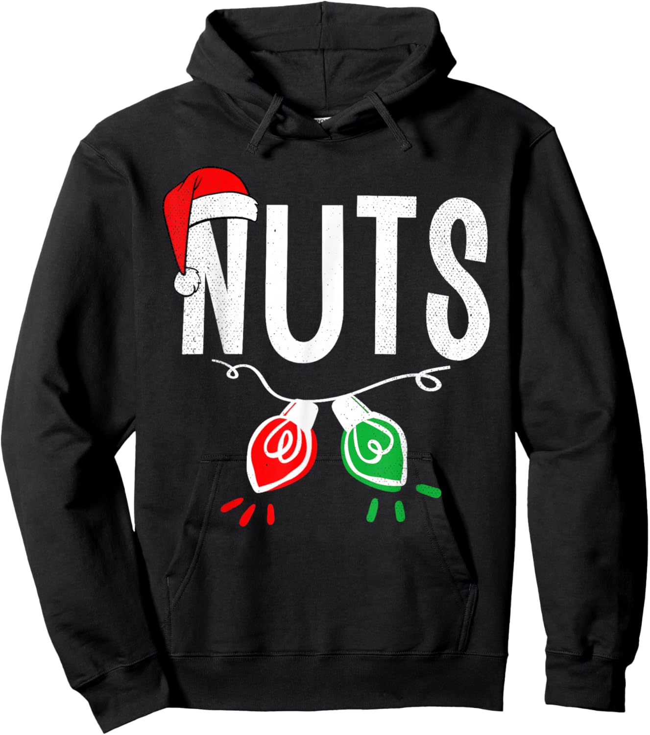 Chest Nuts Matching Chestnuts Funny Christmas Couples Nuts Hoodie - Hoodie | Black
