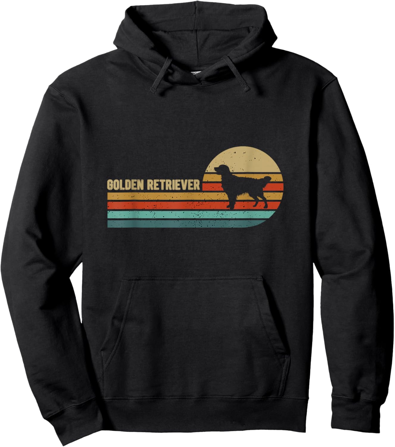 Golden Retriever Dog Hoodie - Hoodie | Black