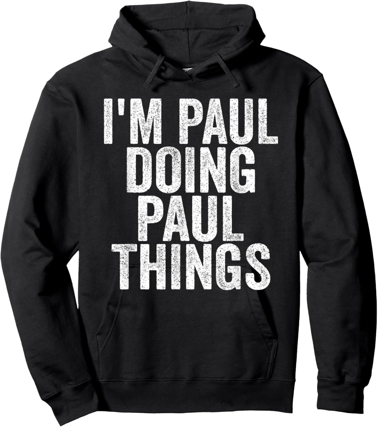 I'm Paul Doing Paul Things Funny Saying -Kids Christmas Hoodie - Hoodie | Black