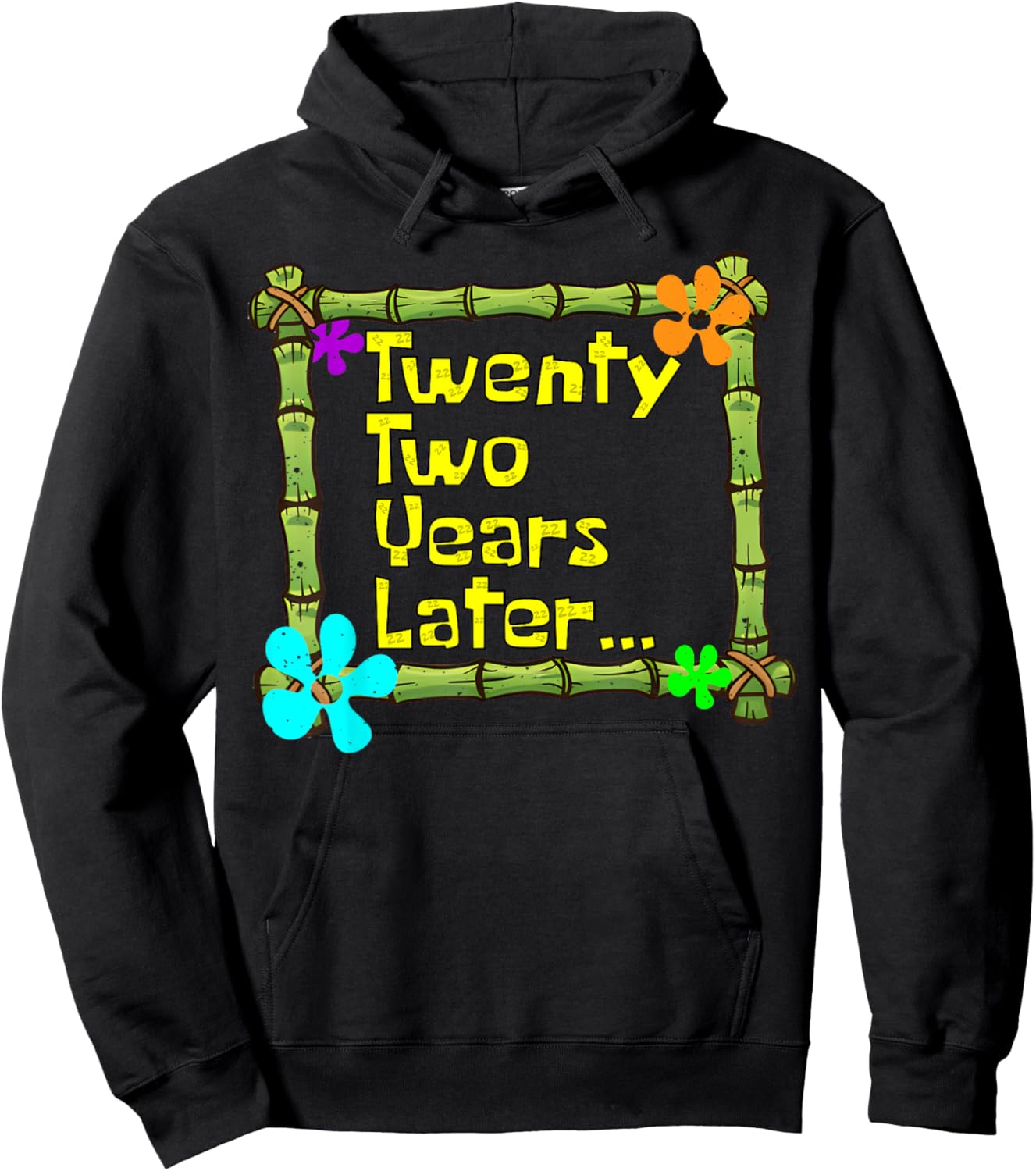 22 Years Later Twenty Two Year Old Funny 22nd Birthday Party Hoodie - Hoodie | Black