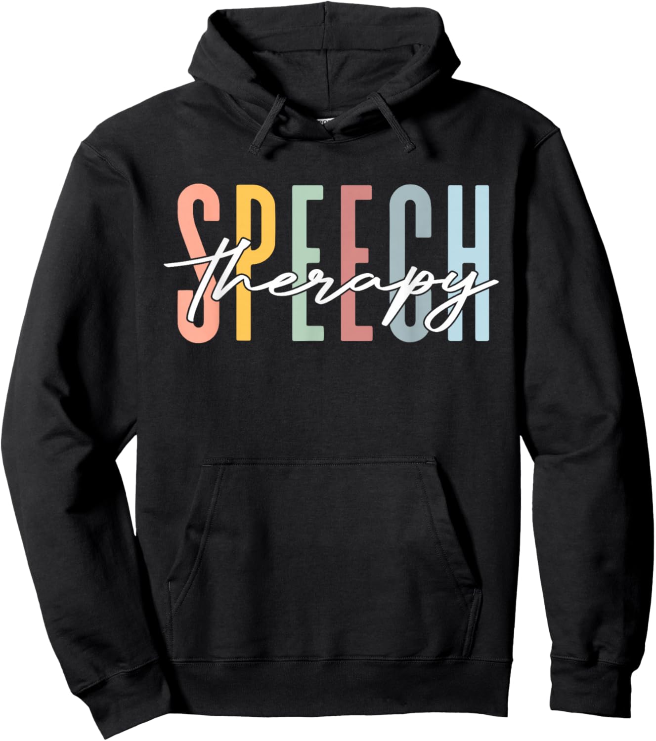 Speech Therapy SLP Speech Pathologist Therapists Men Women Hoodie - Hoodie | Black