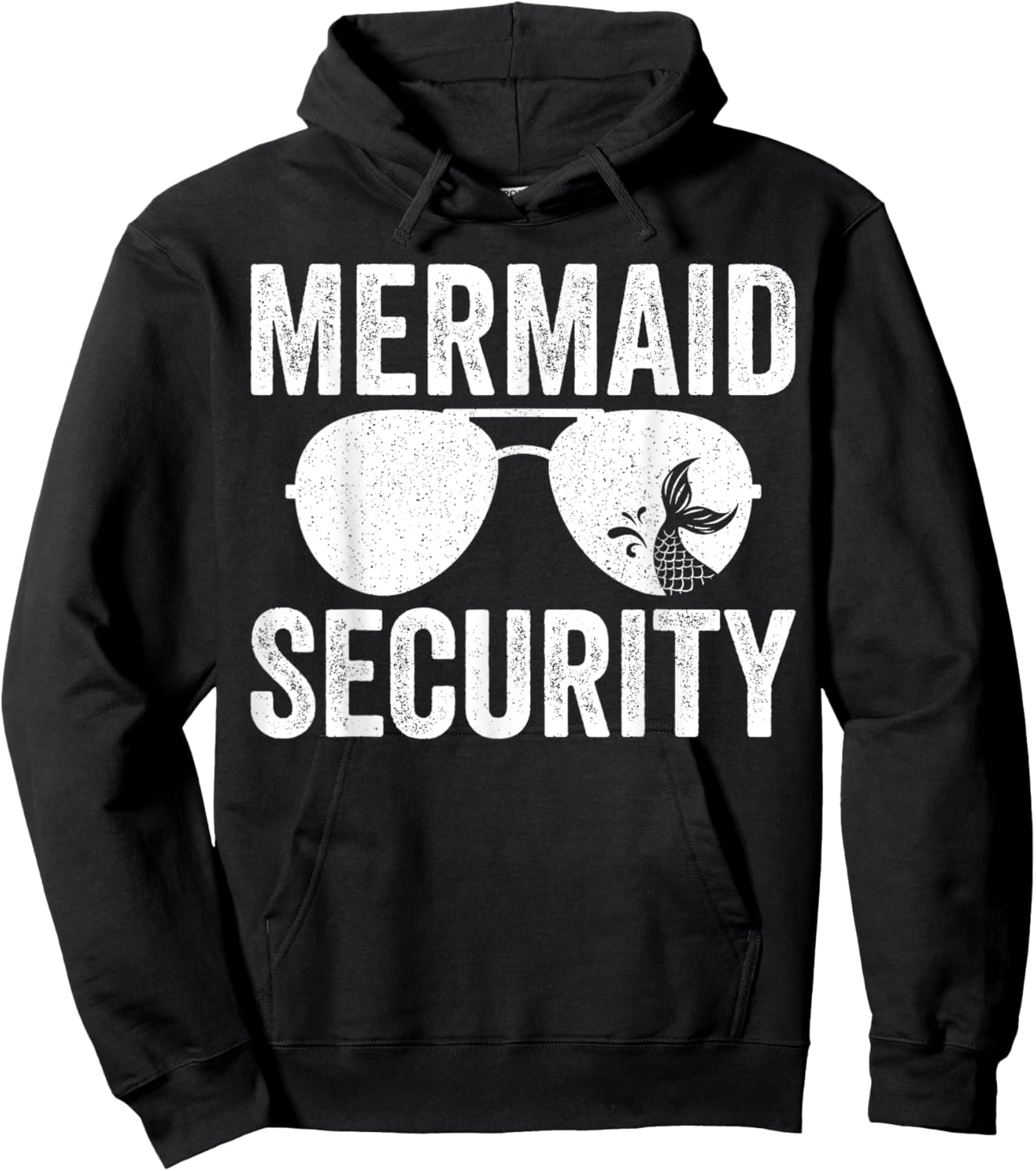 Mermaid Security Halloween Costume Hoodie - Hoodie | Black