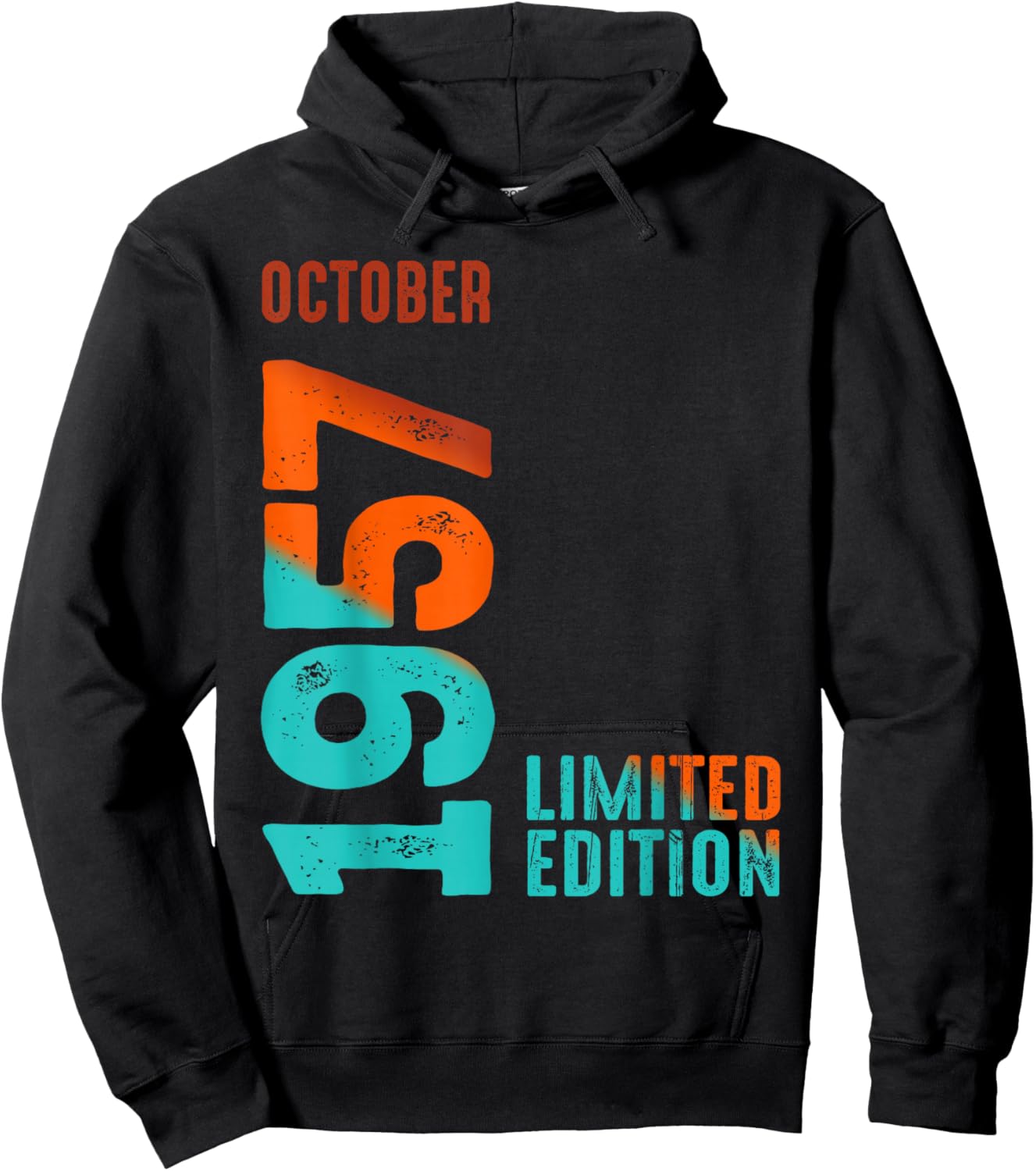 October 1957 Limited Edition Birthday Hoodie - Hoodie | Black