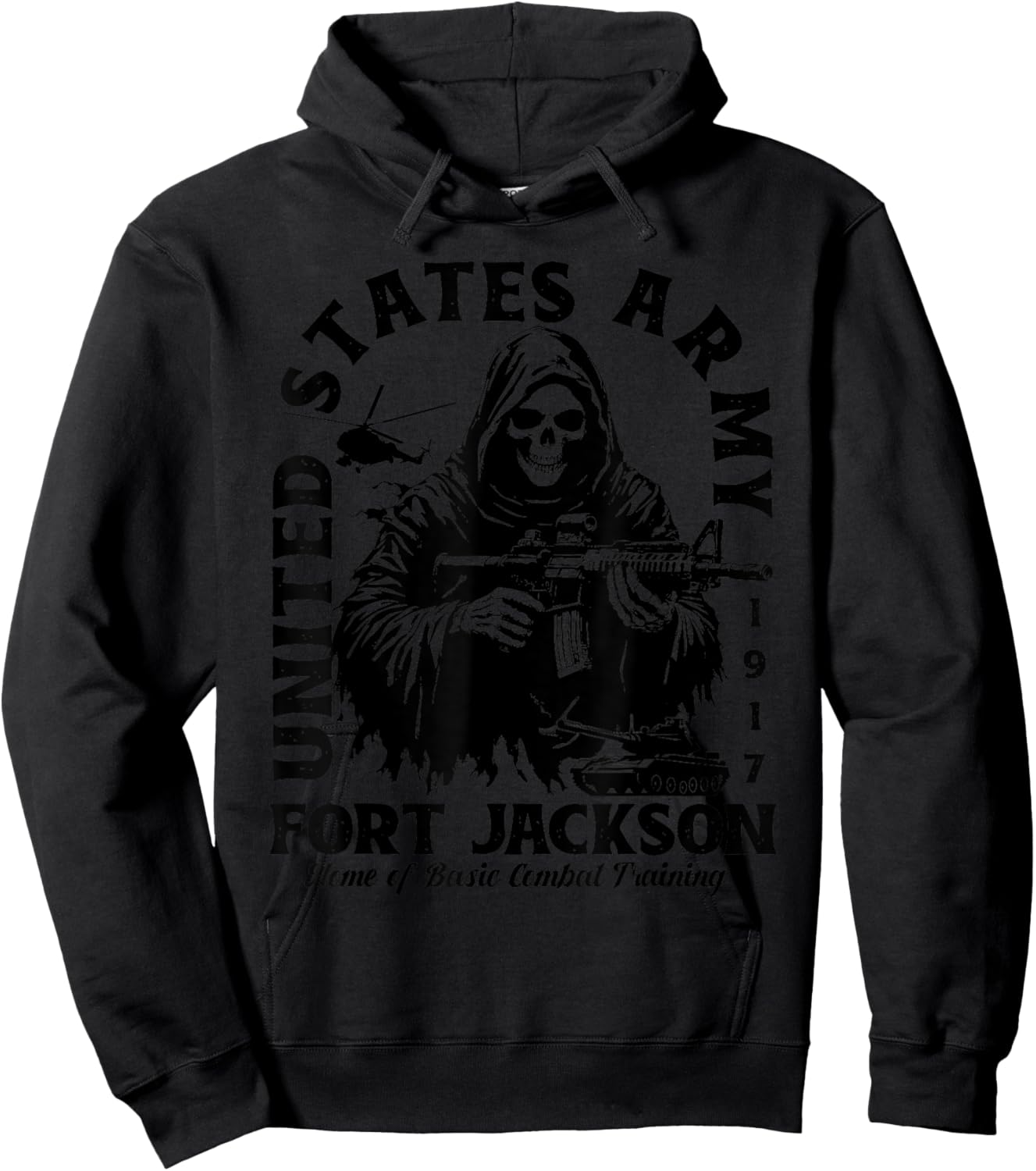 Fort Jackson US Military Base South Carolina SC Ft Jackson Hoodie - Hoodie | Black