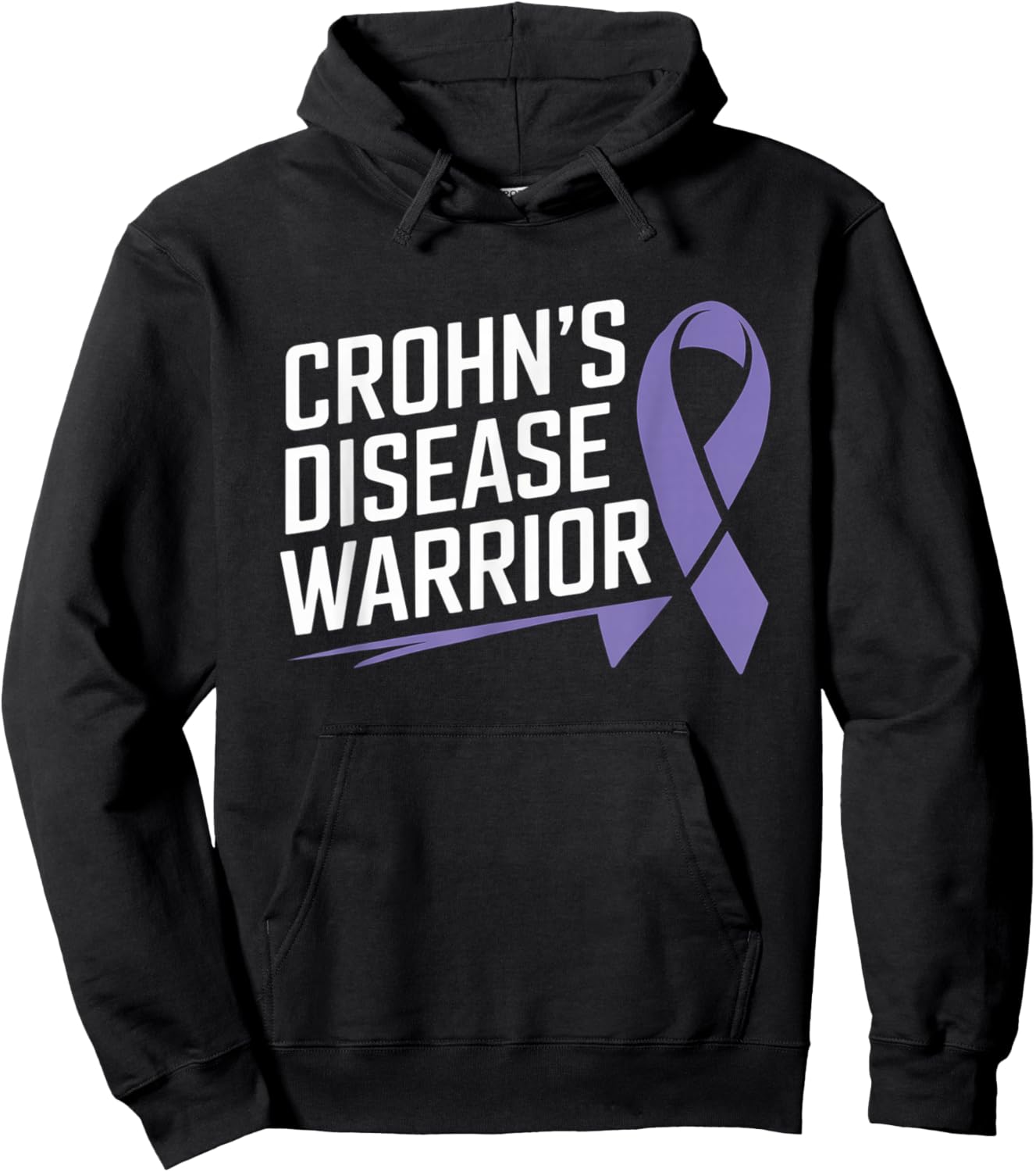 Crohn's Disease Warrior Crohn's Disease Awareness Hoodie - Hoodie | Black