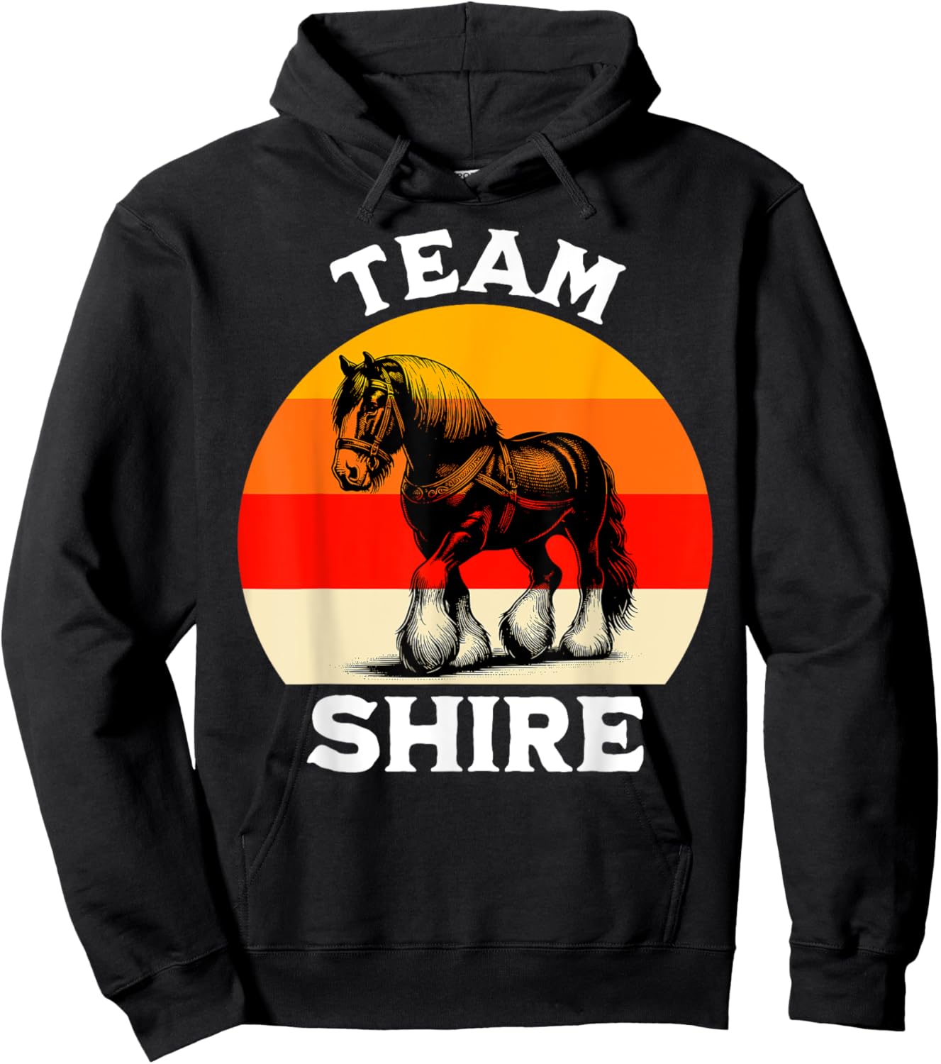 Shire Horse Team American Shire Horse Hoodie - Hoodie | Black