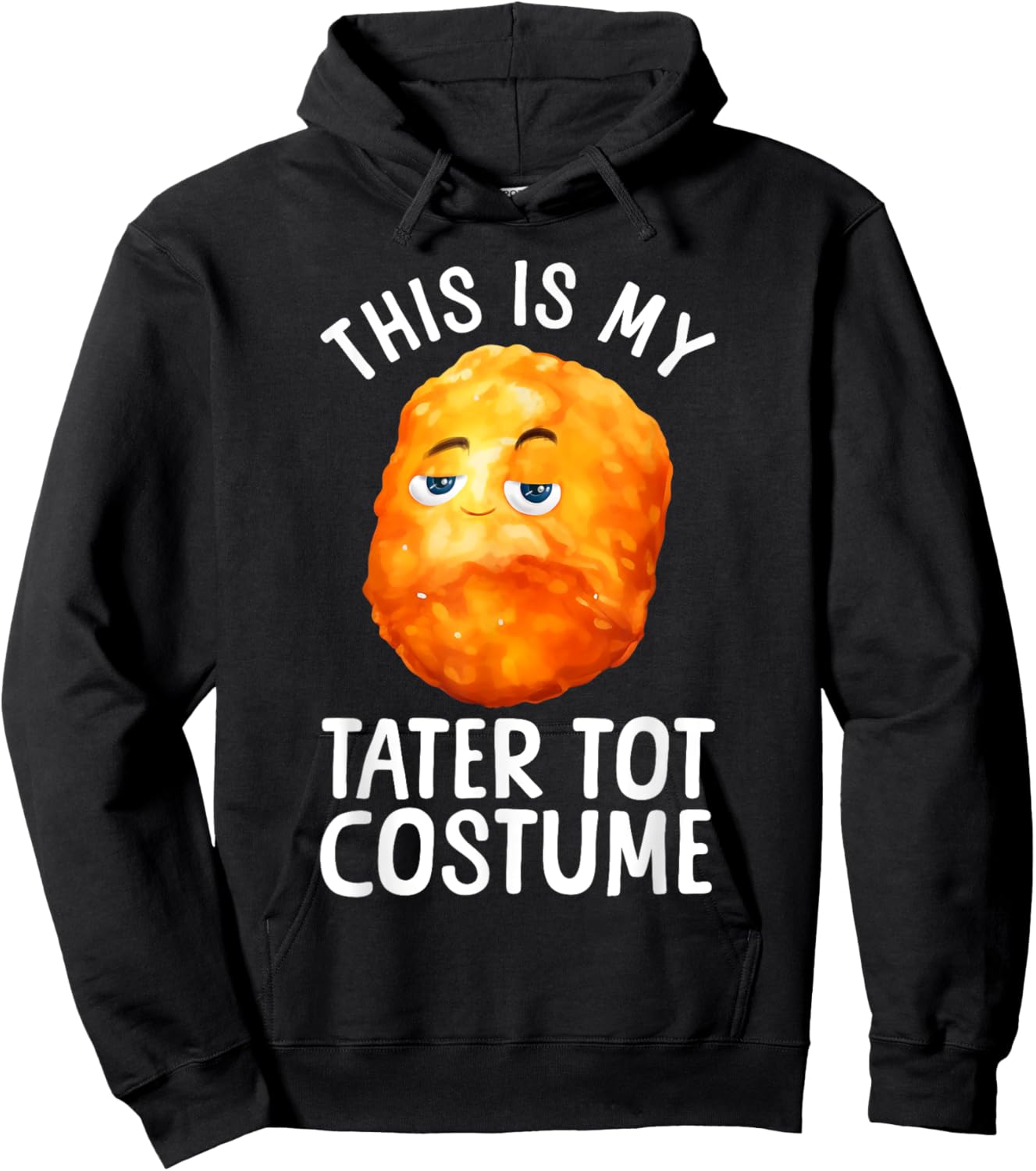 Tater Tot Costume Women Kids Toddler Tater Tot Lover Hoodie - Hoodie | Black
