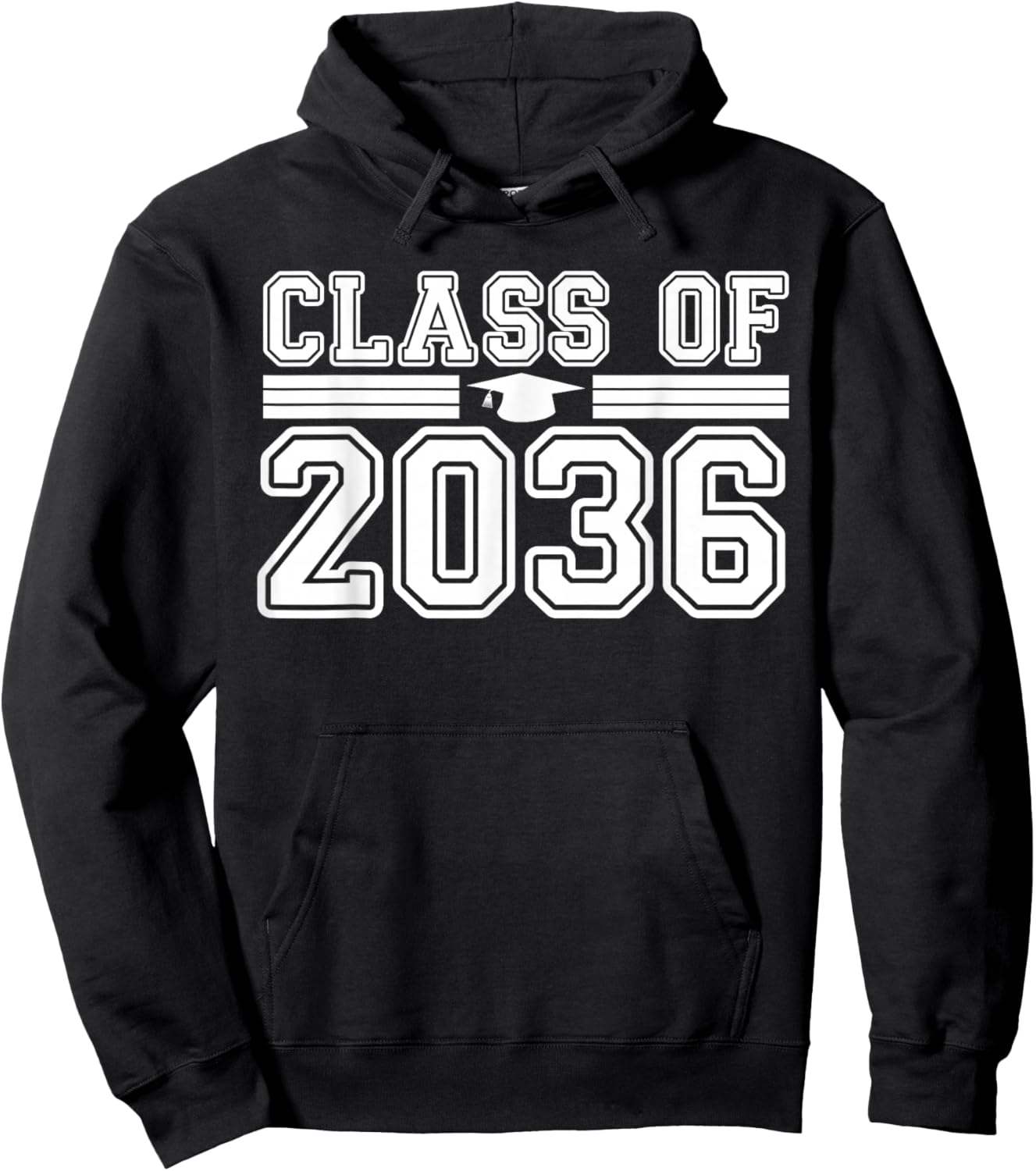 Class Of 2036 Grow with Me First Day of School Boys Girls Hoodie - Hoodie | Black