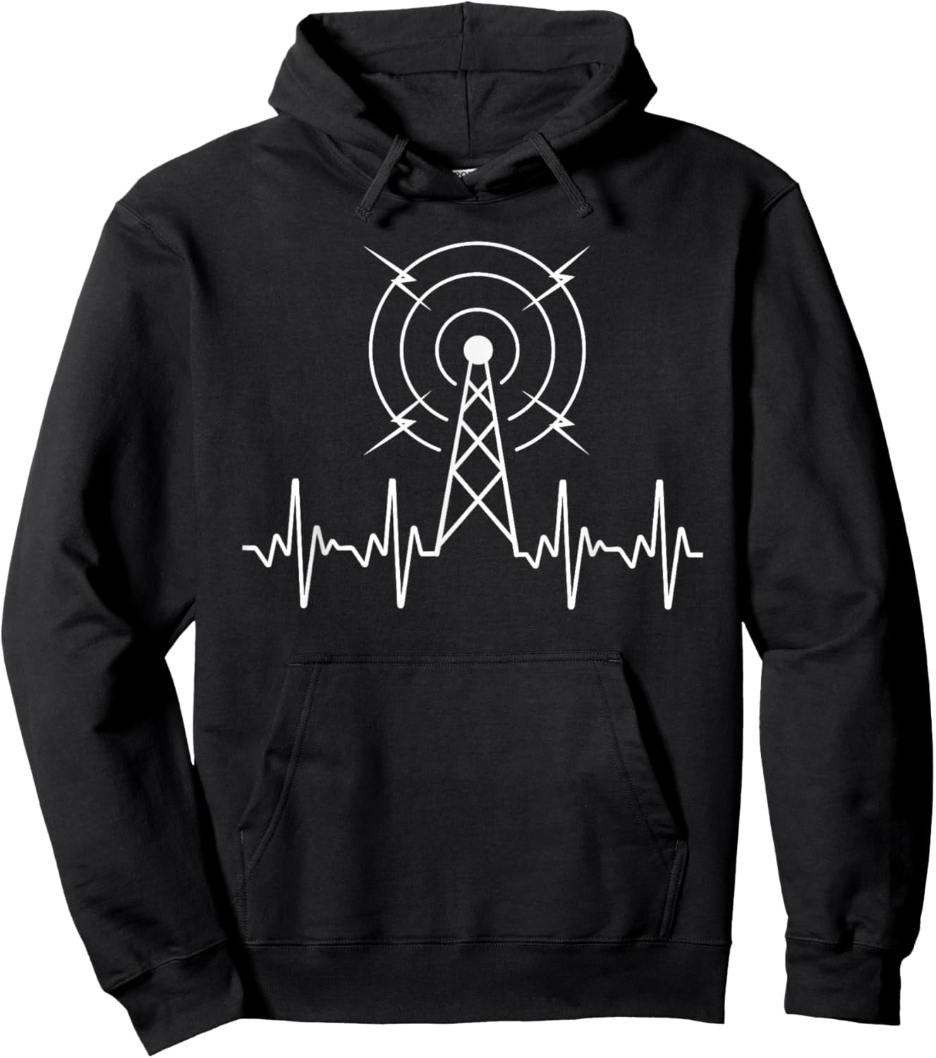 Funny Ham Radio Art Women Ham Operator Amateur Radio Hoodie - Hoodie | Black