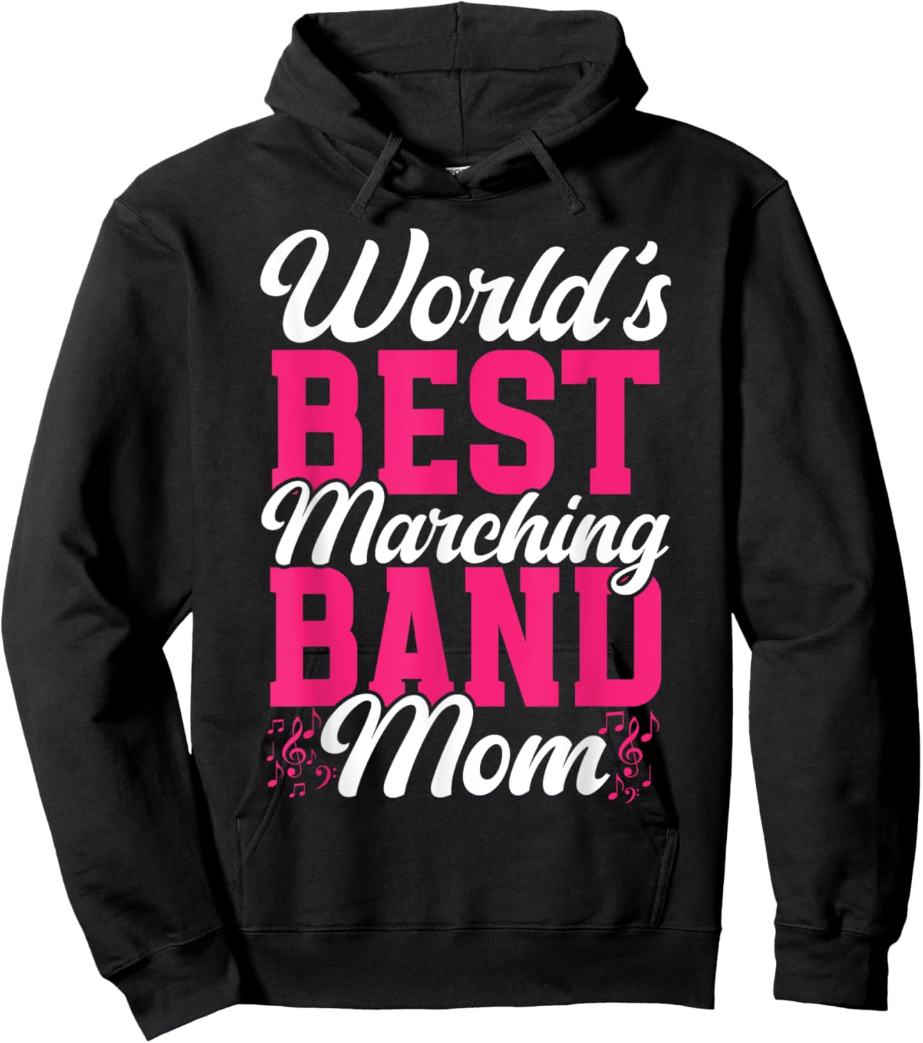 World's Best Marching Band Mom Band Mama Women Hoodie - Hoodie | Black