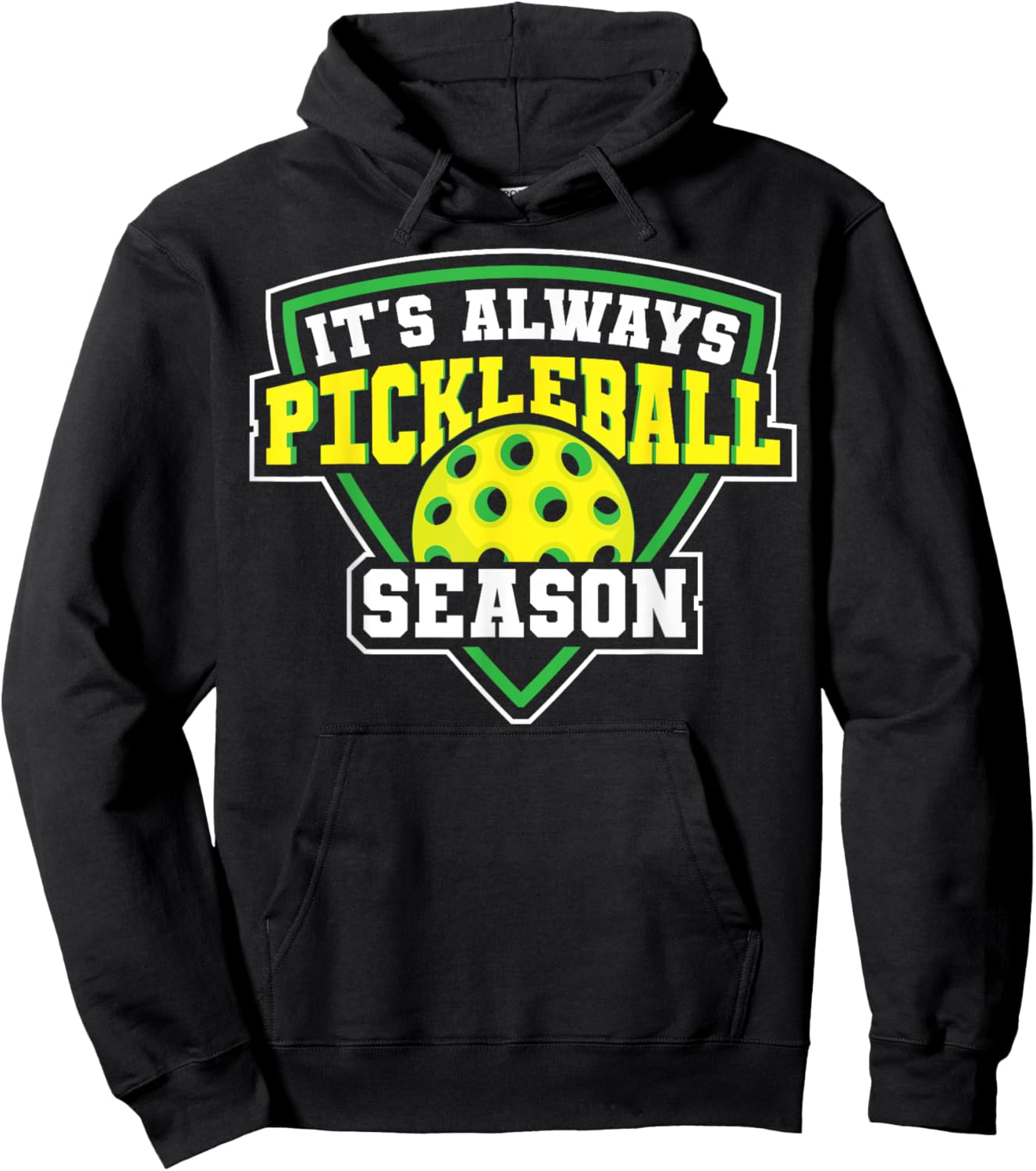 Pickleball Art Women Pickleball Player Pickle Ball Hoodie - Hoodie | Black