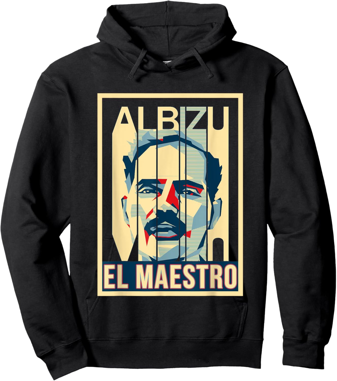 Boricua Hasta En La Luna Pedro Albizu Campos El Maestro -Adults Puerto Rican Black Small Short Sleeve Hoodie - Hoodie | Black