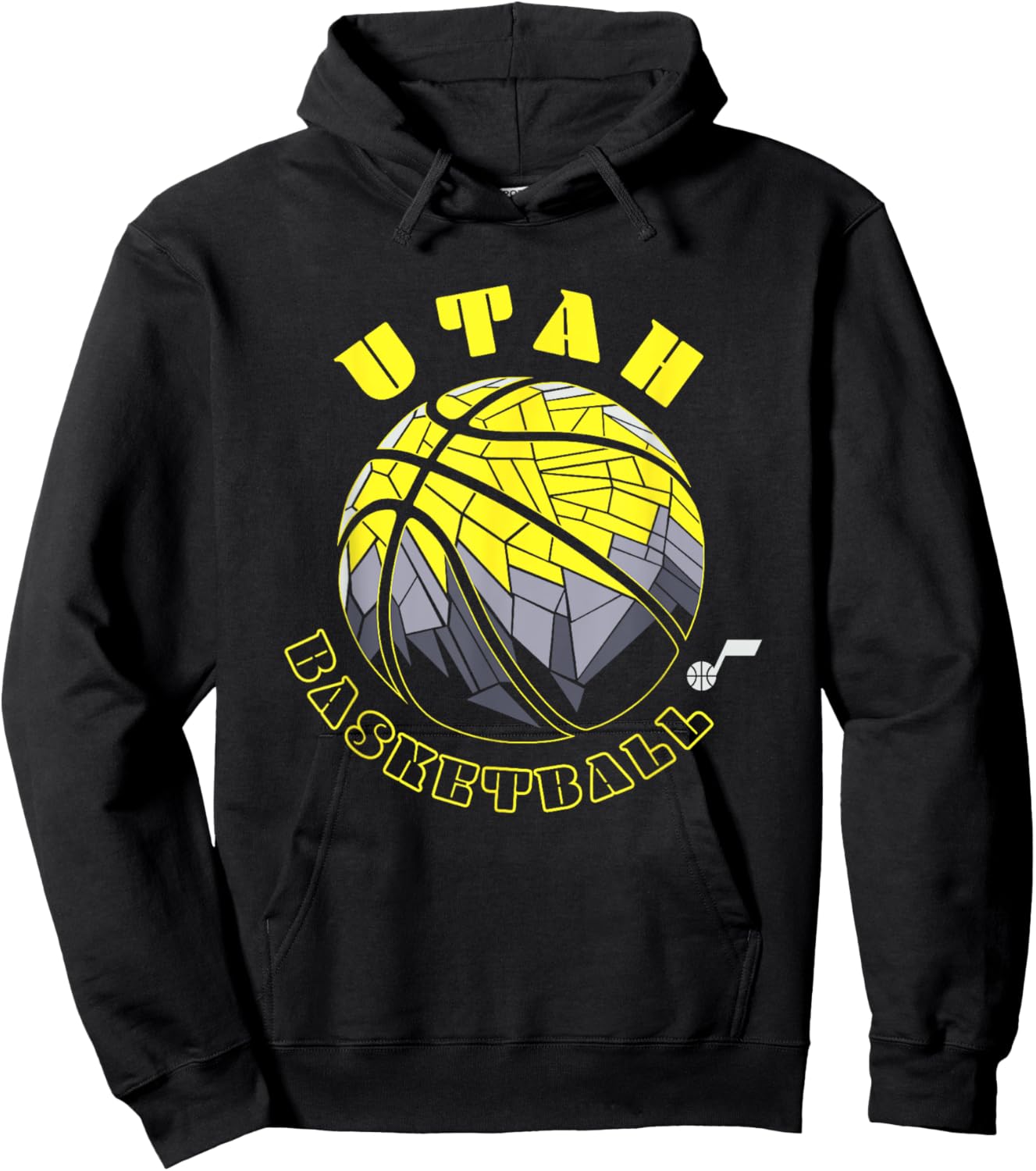 NBA Utah Jazz Neon Prism Basketball Hoodie - Hoodie | Black