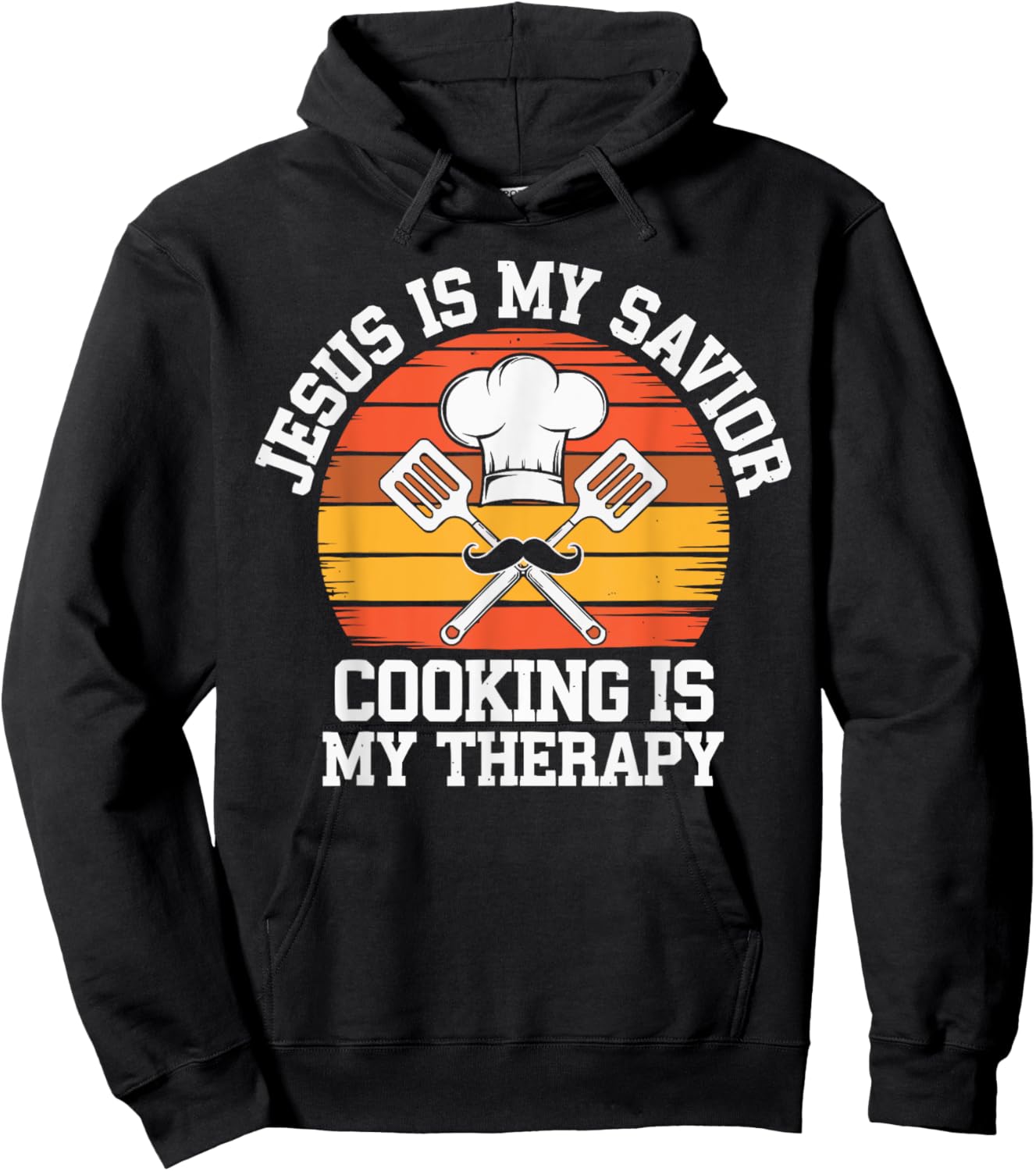 Cooking Jesus Christ Religion Christian Chef Christianity Hoodie - Hoodie | Black