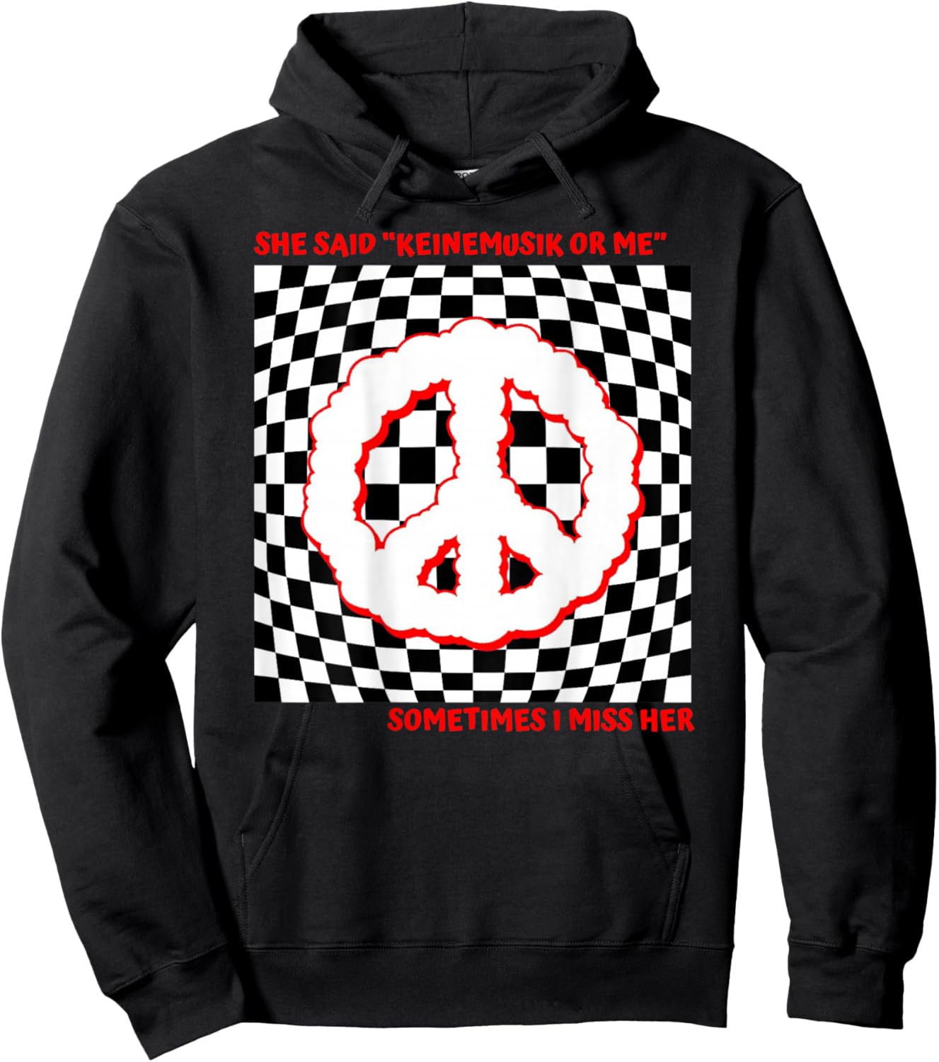 She said Keinemusik or me Sometimes I miss her Hoodie - Hoodie | Black