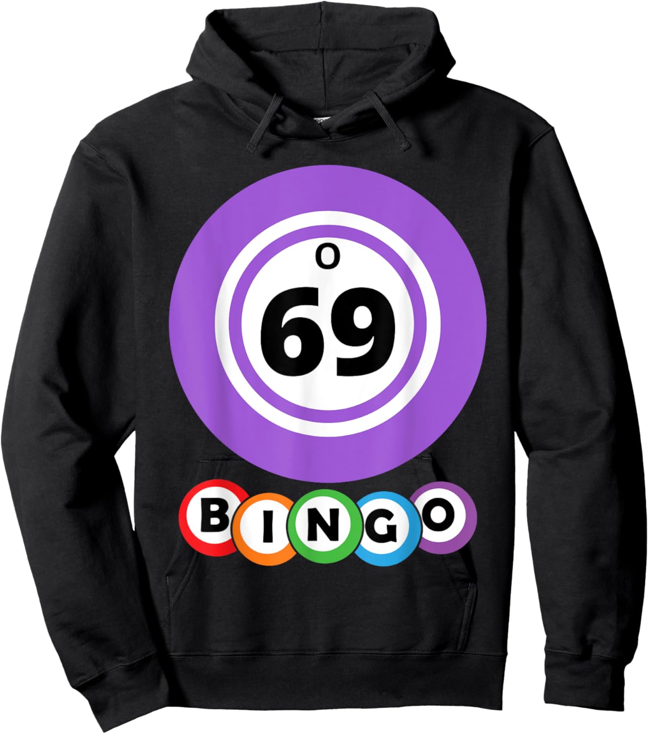 Lucky Bingo O69 Group Bingo Costume Hoodie - Hoodie | Black