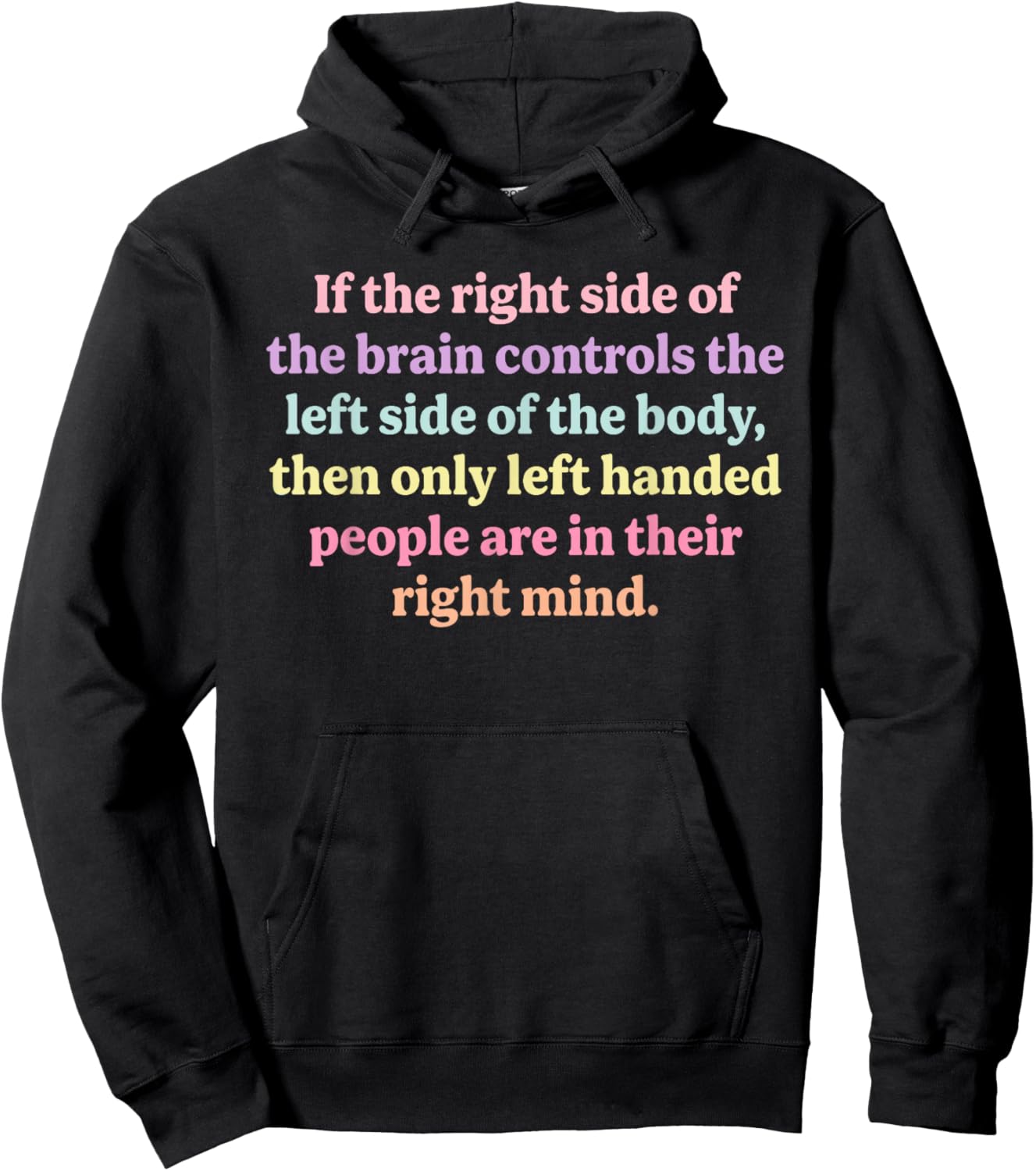 Controls The Left Side Hoodie - Hoodie | Black