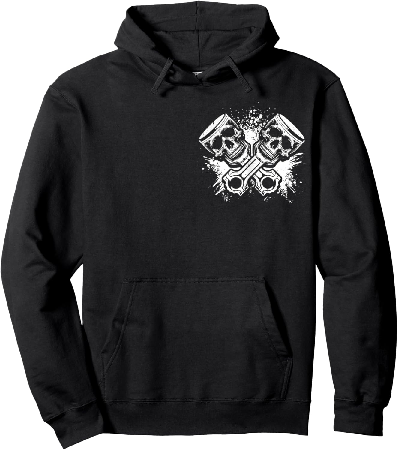 Piston Skulls Hoodie - Hoodie | Black