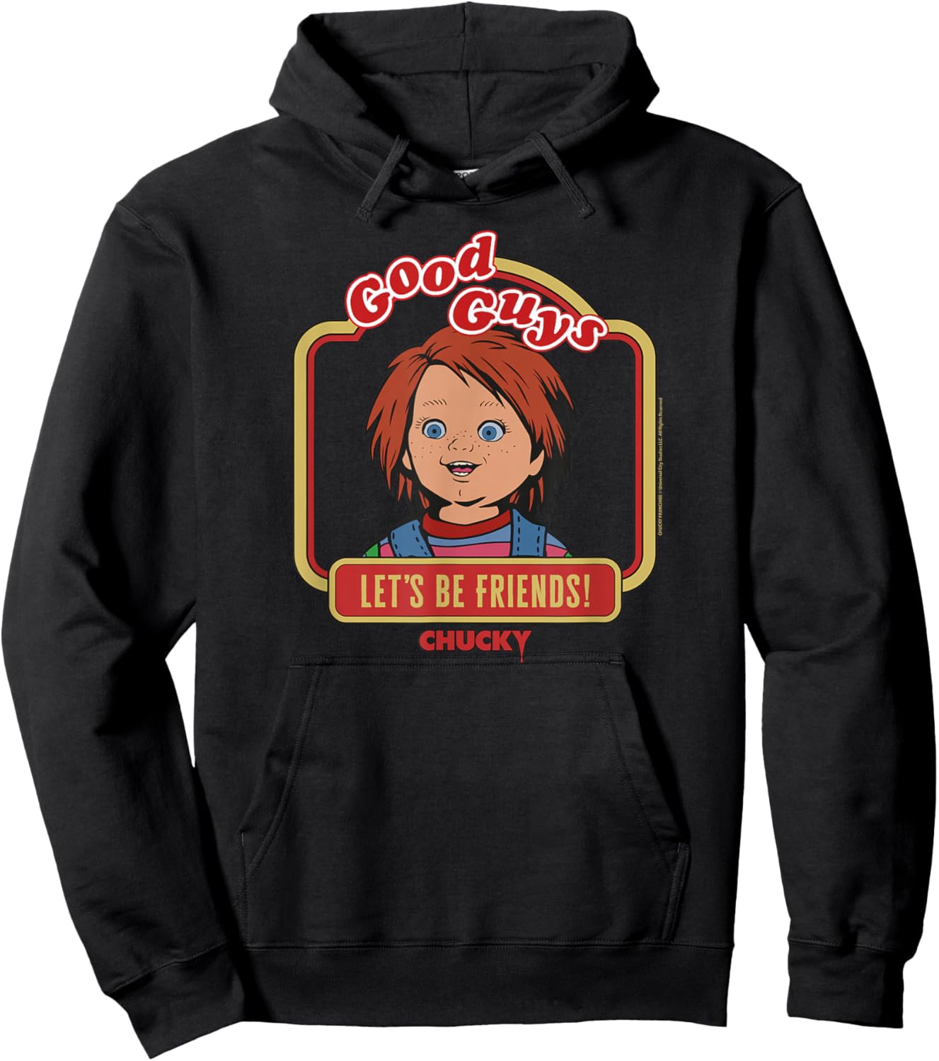 Chucky Let's Be Friends! Hoodie - Hoodie | Black