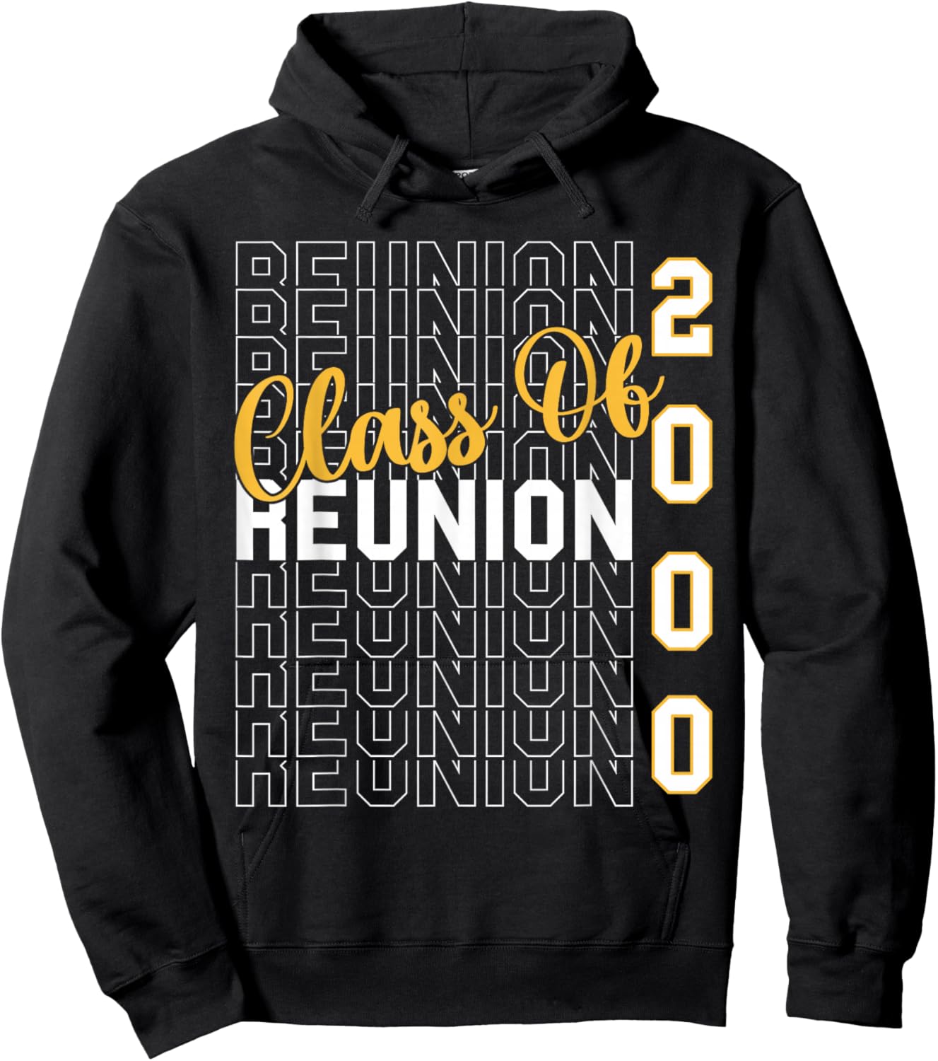 Class Reunion 2000 High School Meetings Hoodie - Hoodie | Black