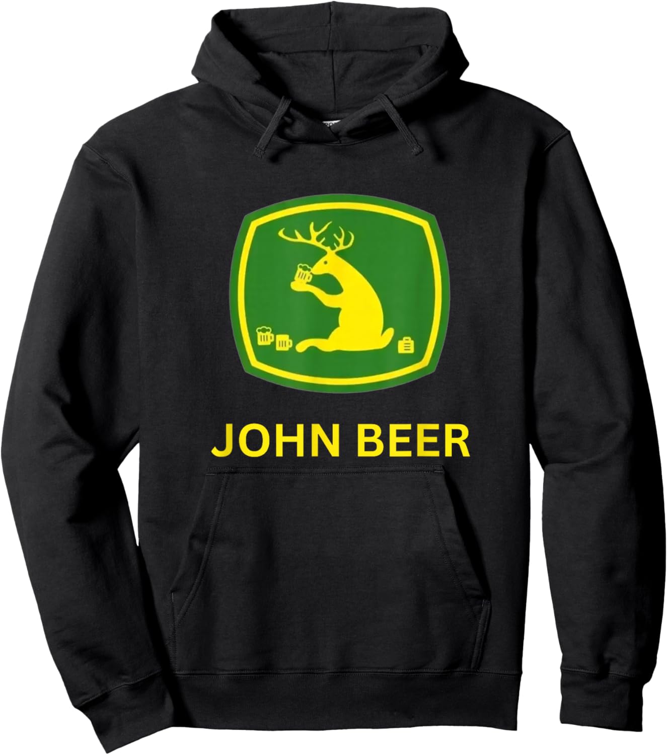 John Beer - Funny Hoodie - Hoodie | Black