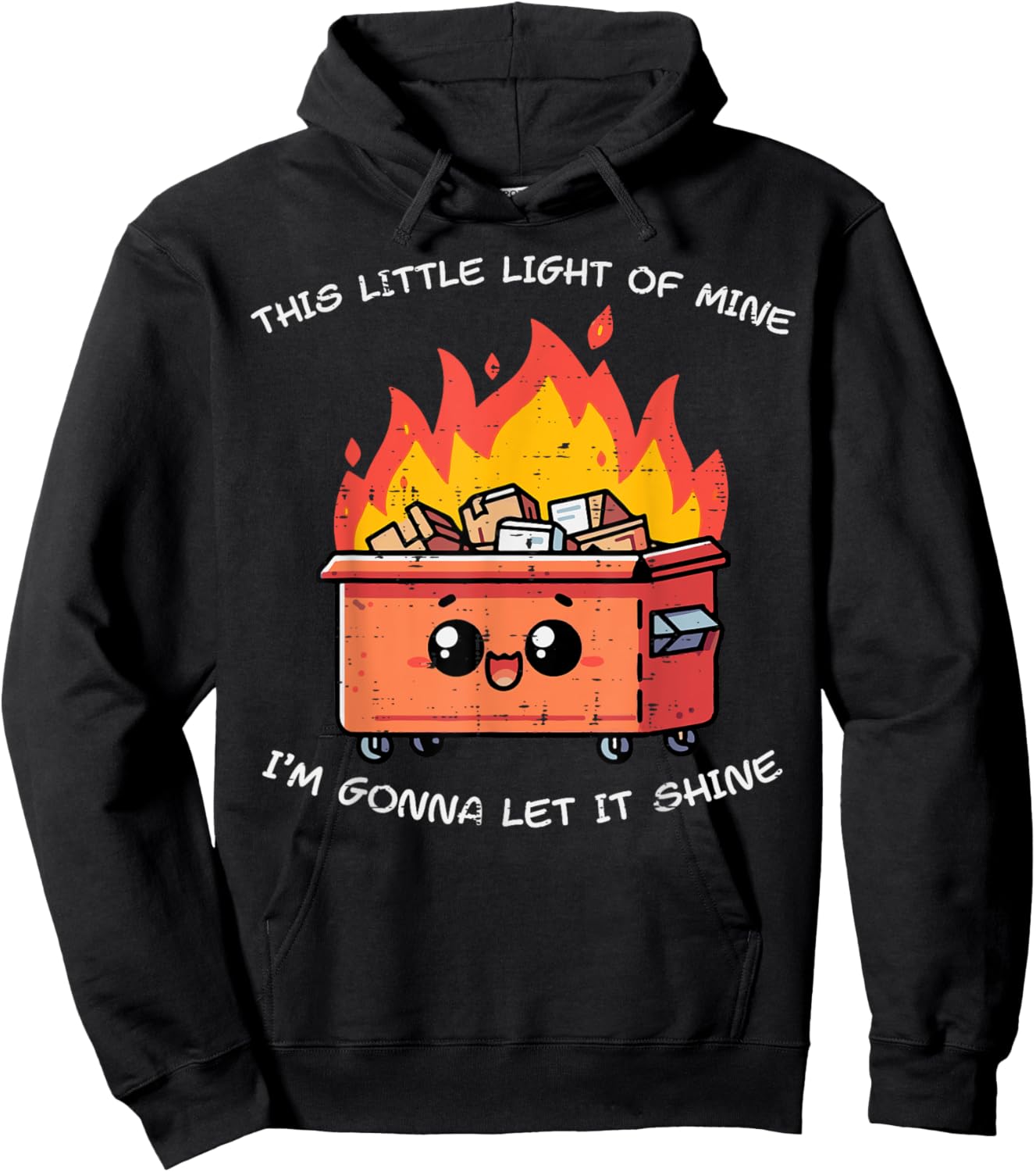 This Little Light Fire Funny Saying Kids Women Men Hoodie - Hoodie | Black