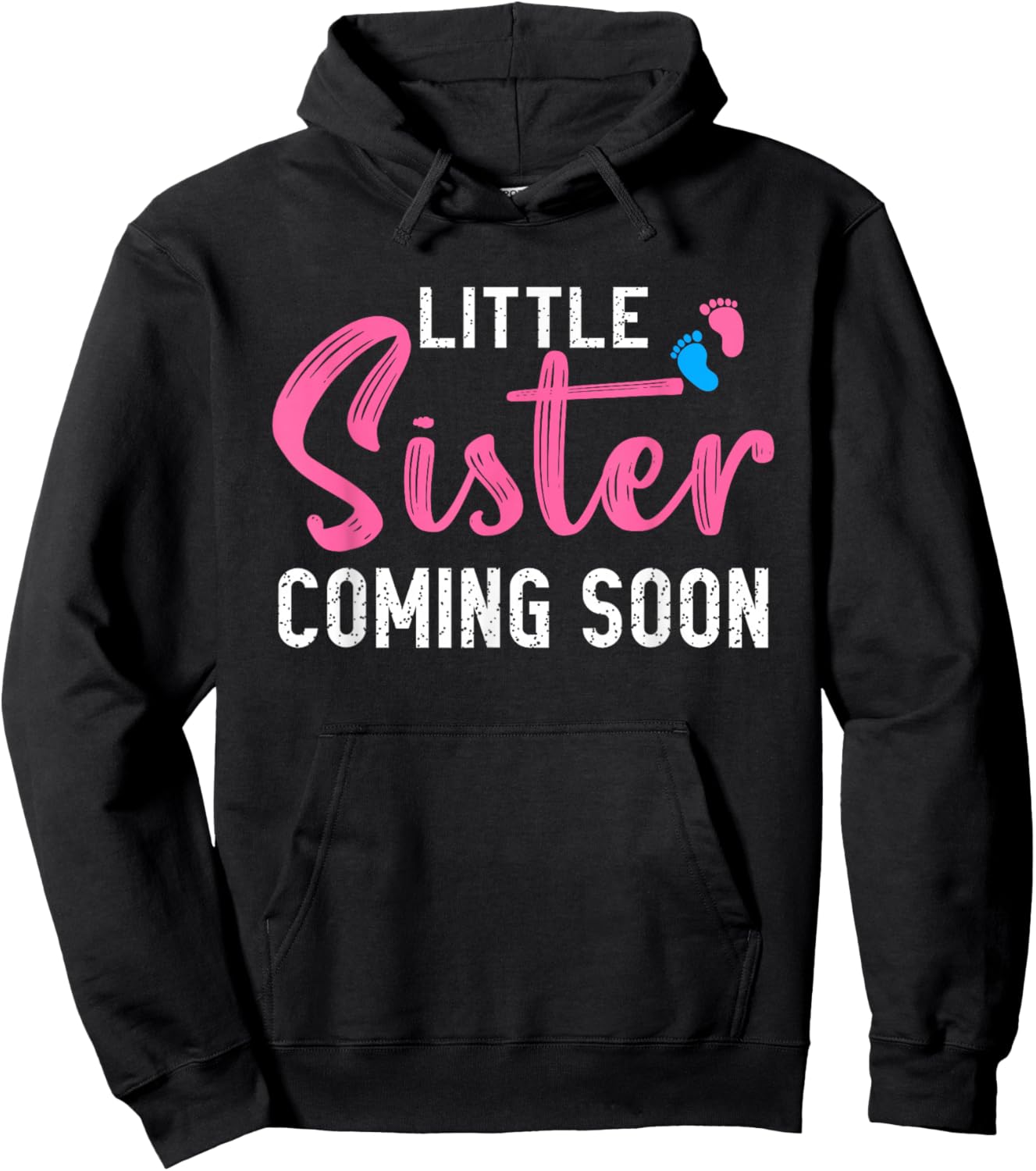Little Sister Coming Soon Hoodie - Hoodie | Black