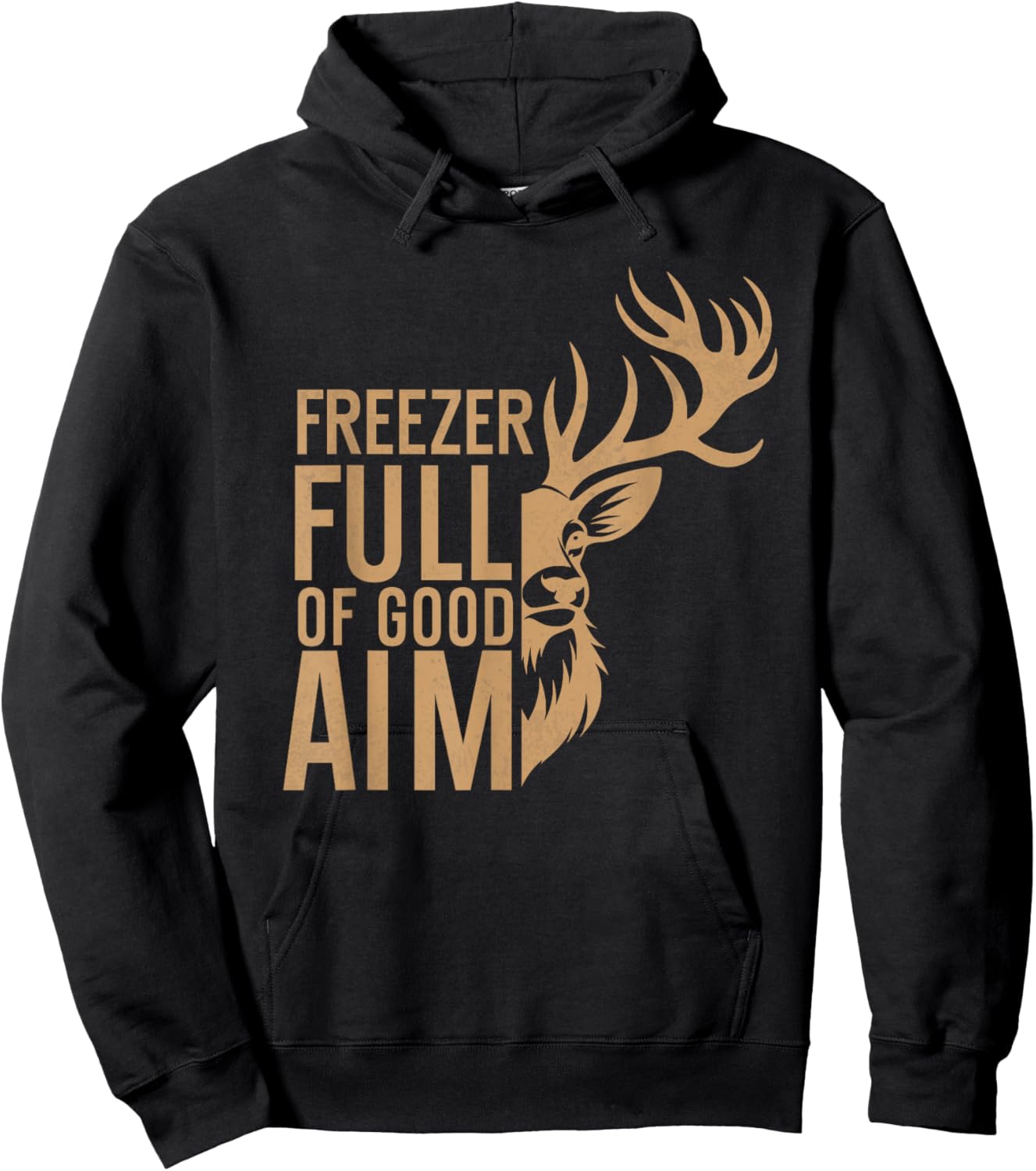 Freezer Full Of Good Aim vintage Hunting Season Hunter Dad Hoodie - Hoodie | Black