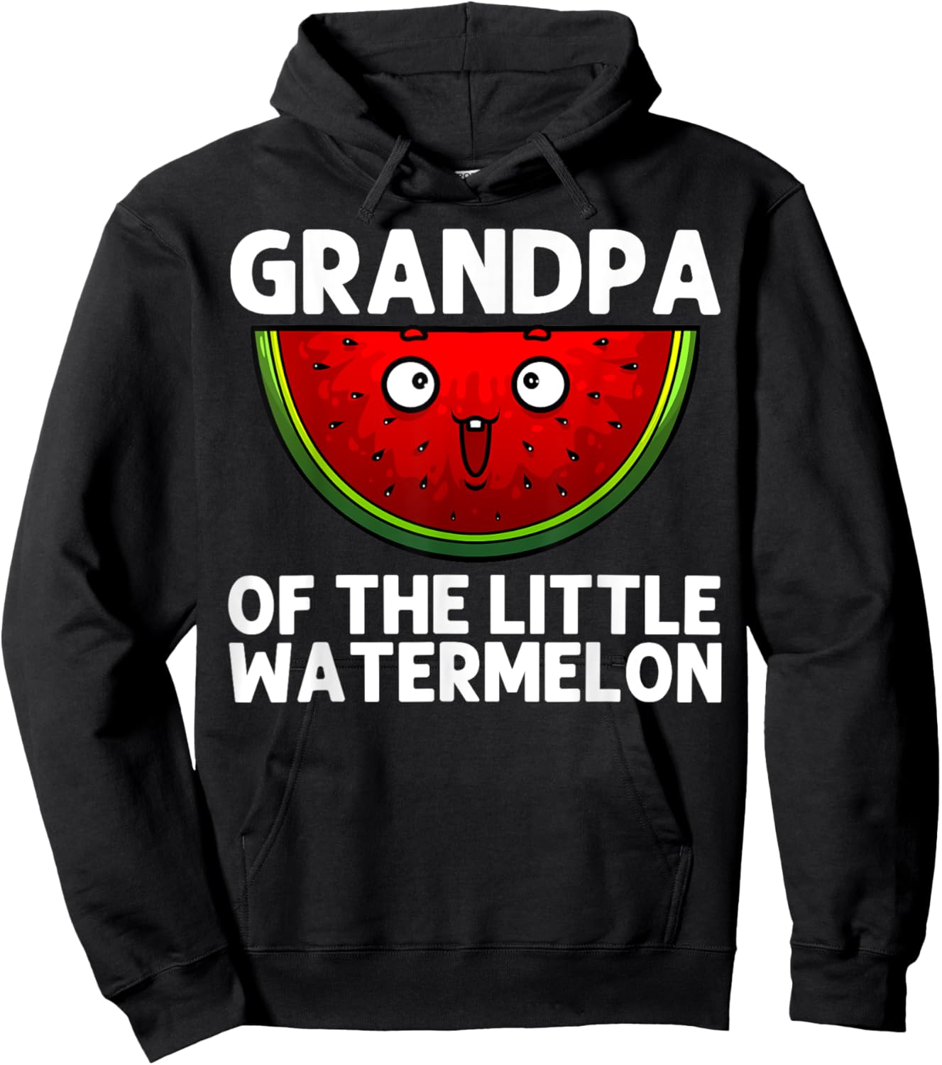 Cool Watermelon For Grandpa Melon Summer Juicy Fruit Lover Hoodie - Hoodie | Black