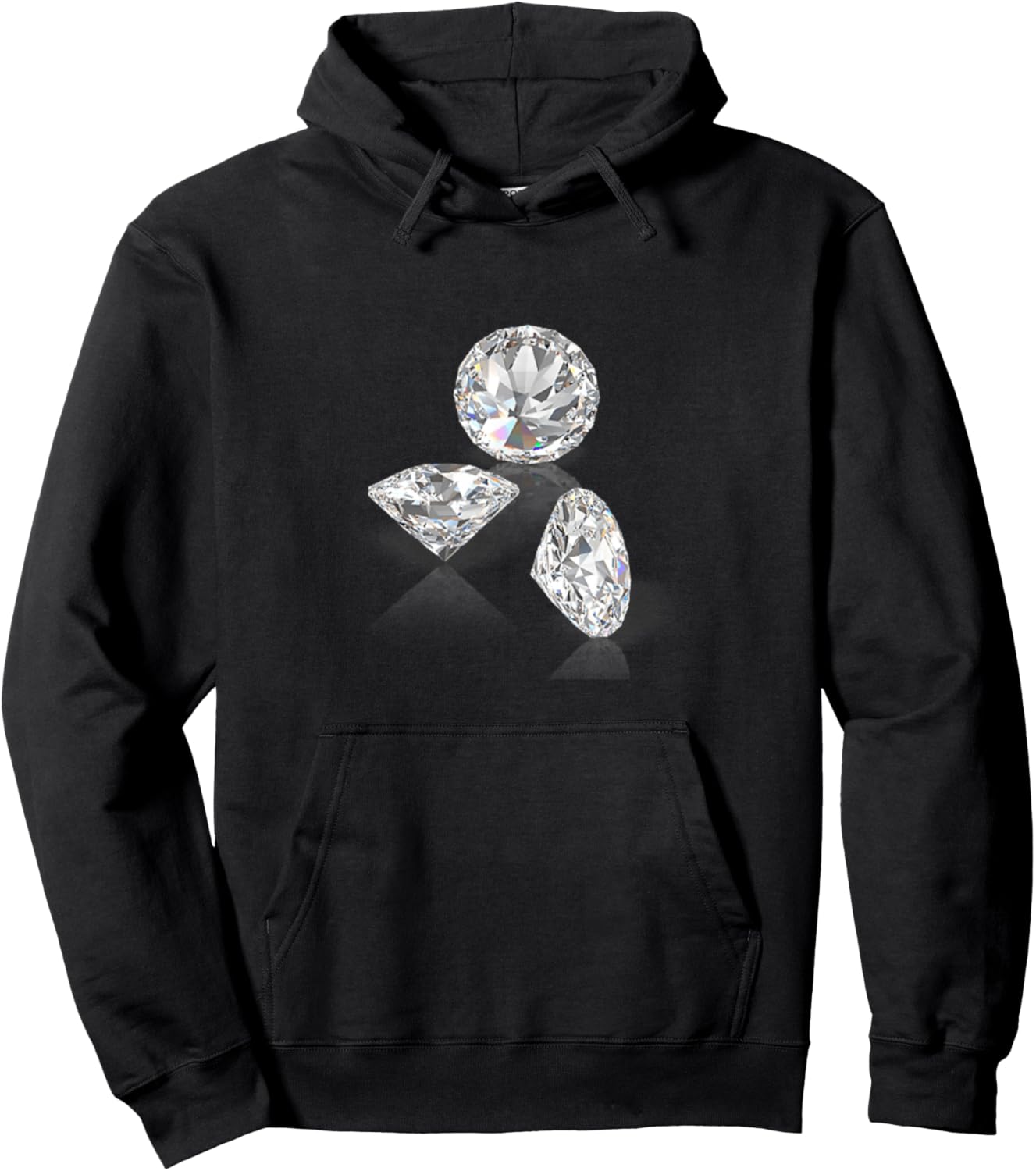 Diamonds Hoodie - Hoodie | Black