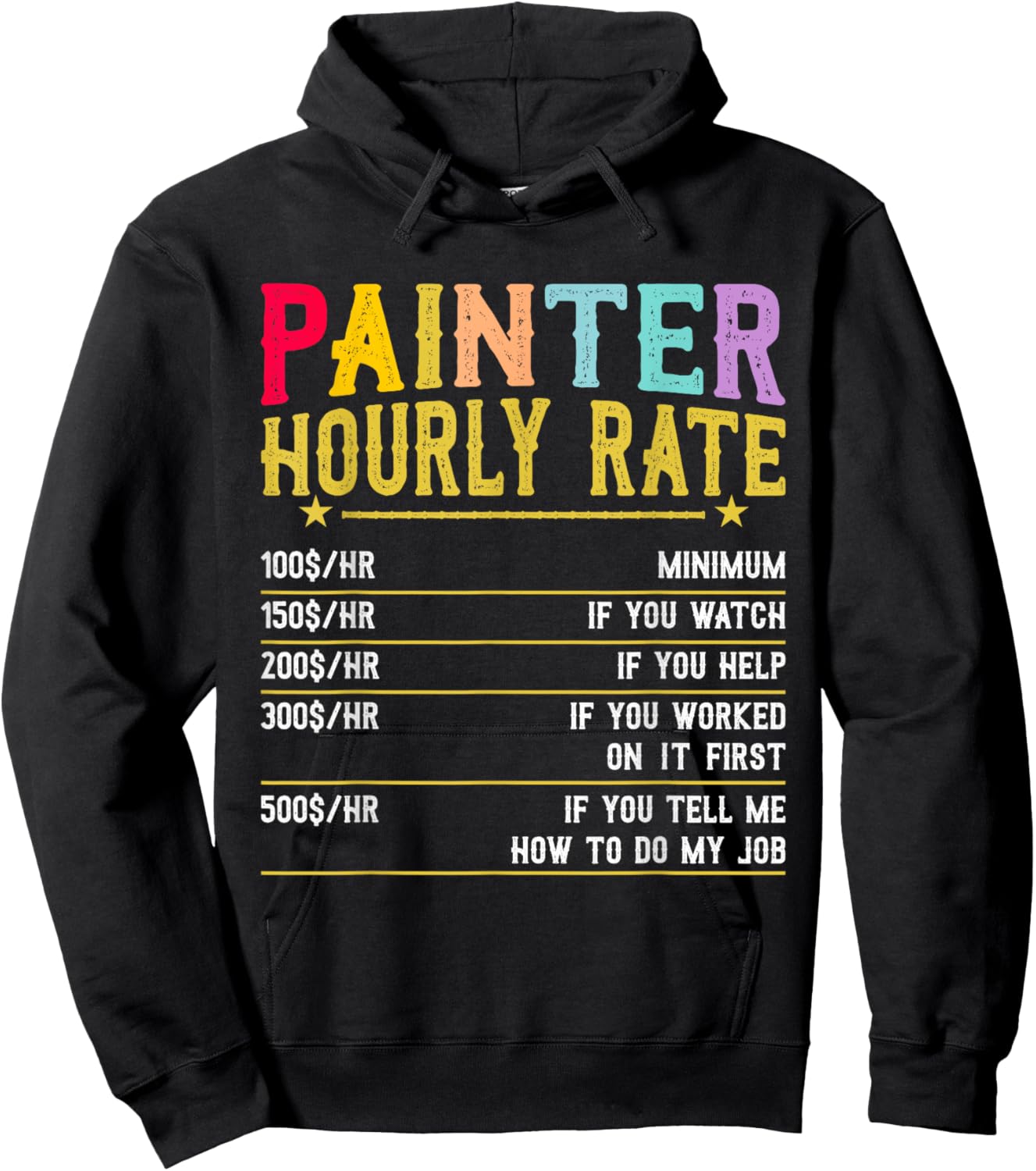 Painter Women Painting Job House Painter Hoodie - Hoodie | Black