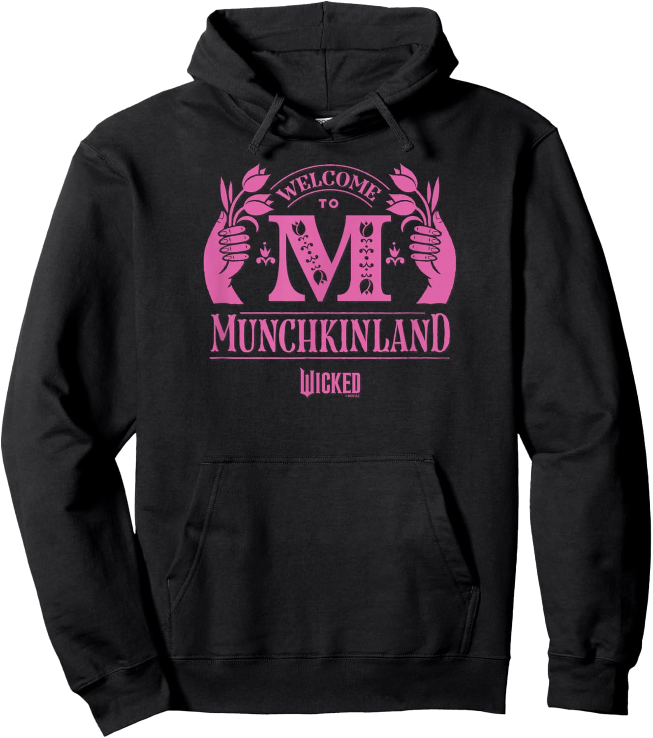 Wicked Welcome to Munchkinland Hoodie - Hoodie | Black
