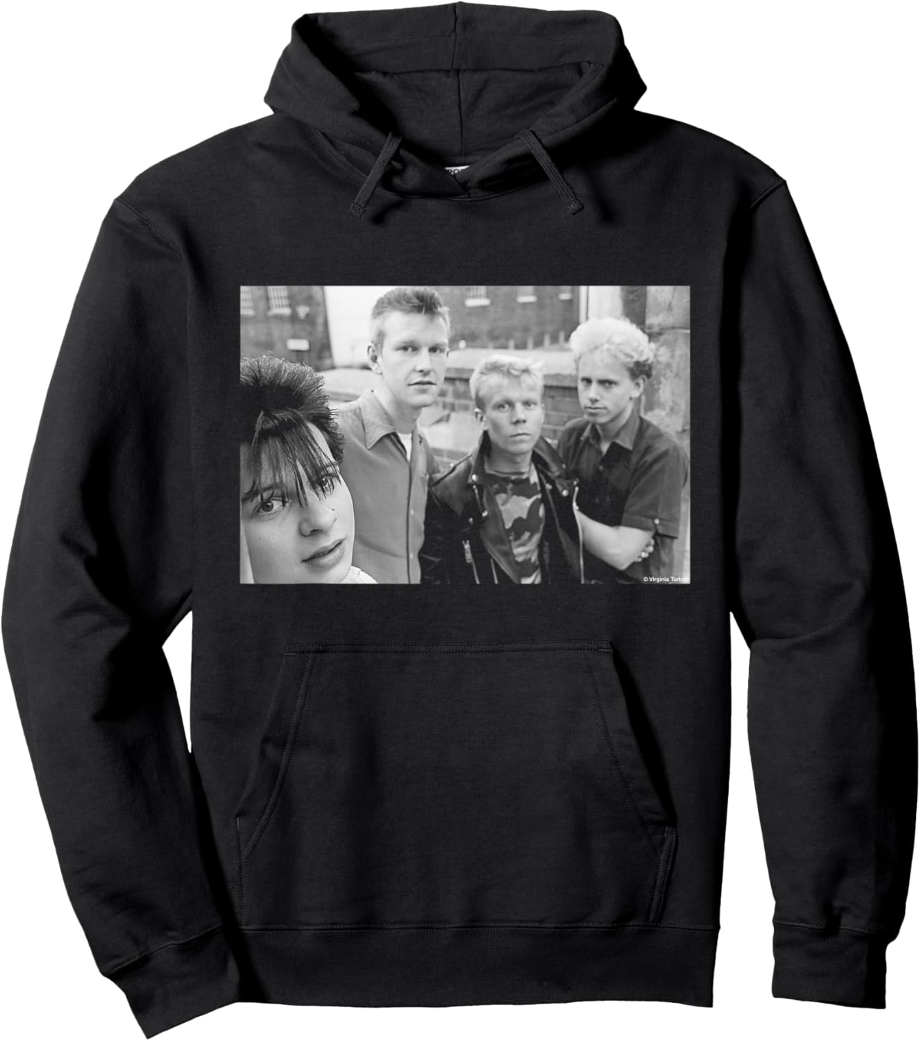Depeche Mode '81 Photoshoot By Virgina Turbett Hoodie - Hoodie | Black