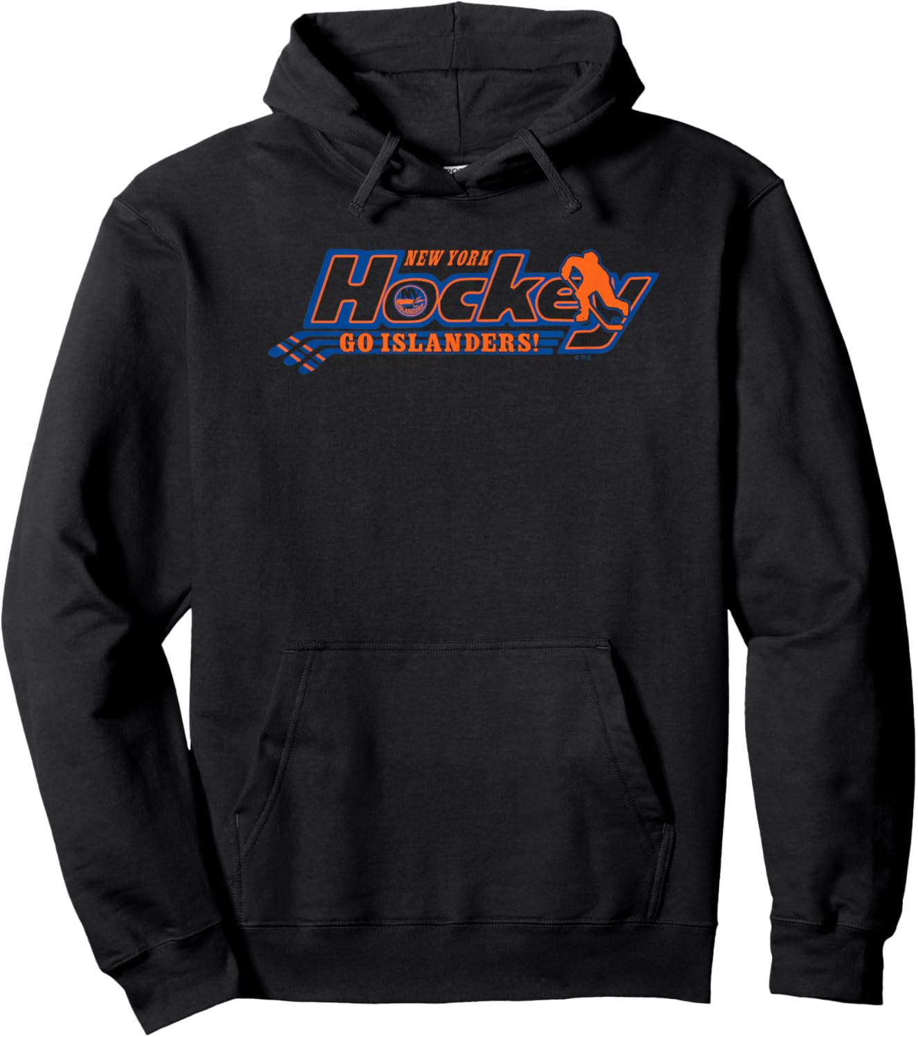 New York Islanders Hockey White Officially Licensed Hoodie - Hoodie | Black