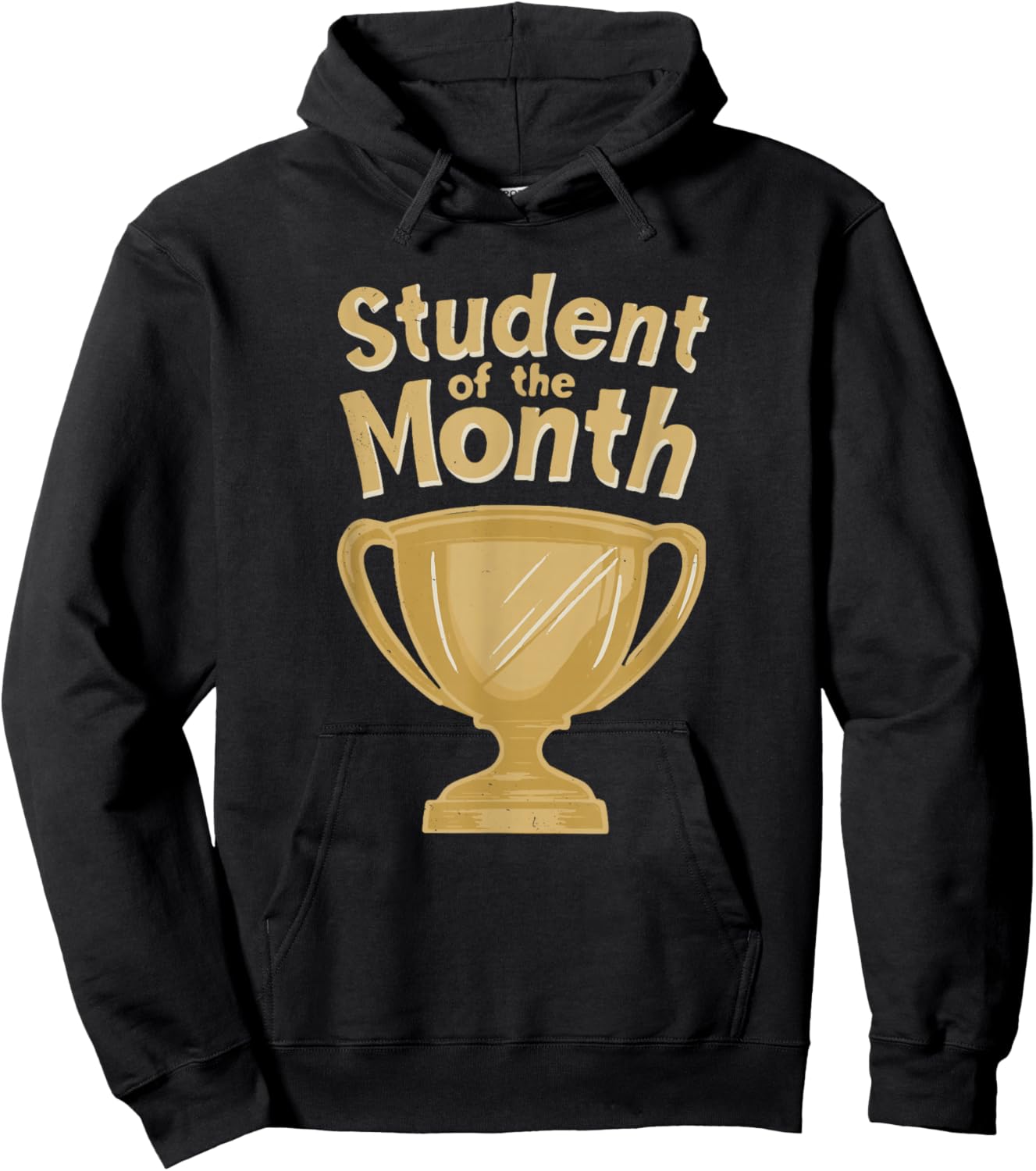 Student of the Month Award Prize Trophy School Work Kids Hoodie - Hoodie | Black