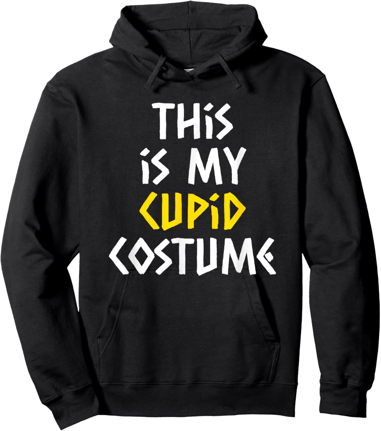 This Is My Cupid Halloween Costume Lazy Easy Last Minute Hoodie - Hoodie | Black