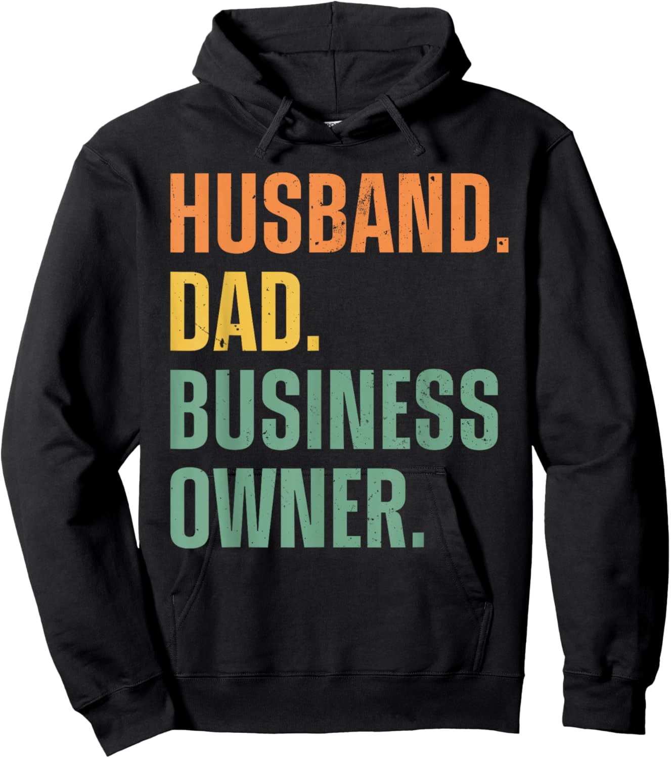 Best Business Owner Art For Husband Dad Small Business Owner Hoodie - Hoodie | Black