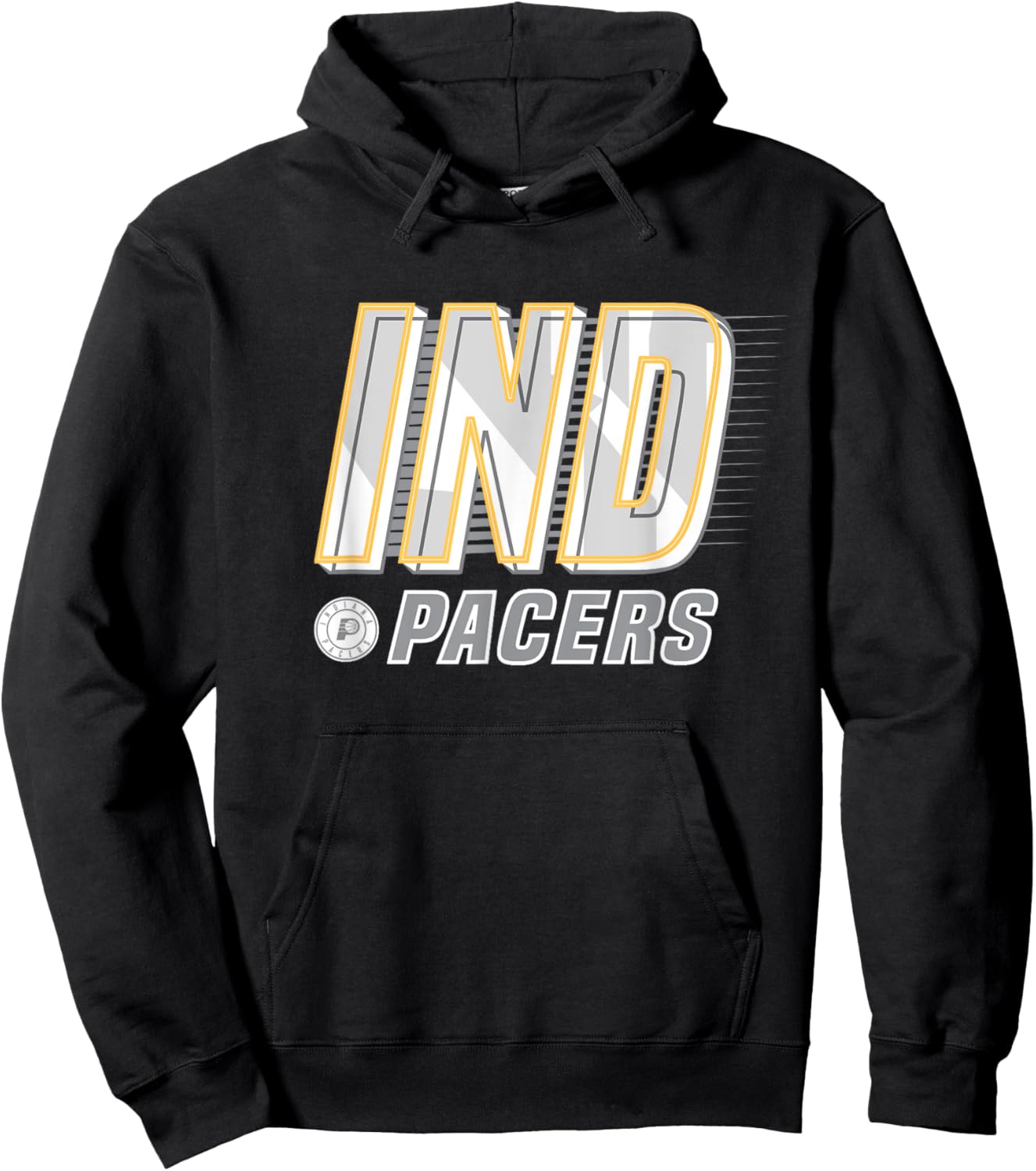 NBA Indiana Pacers Type Stack Logo Hoodie - Hoodie | Black