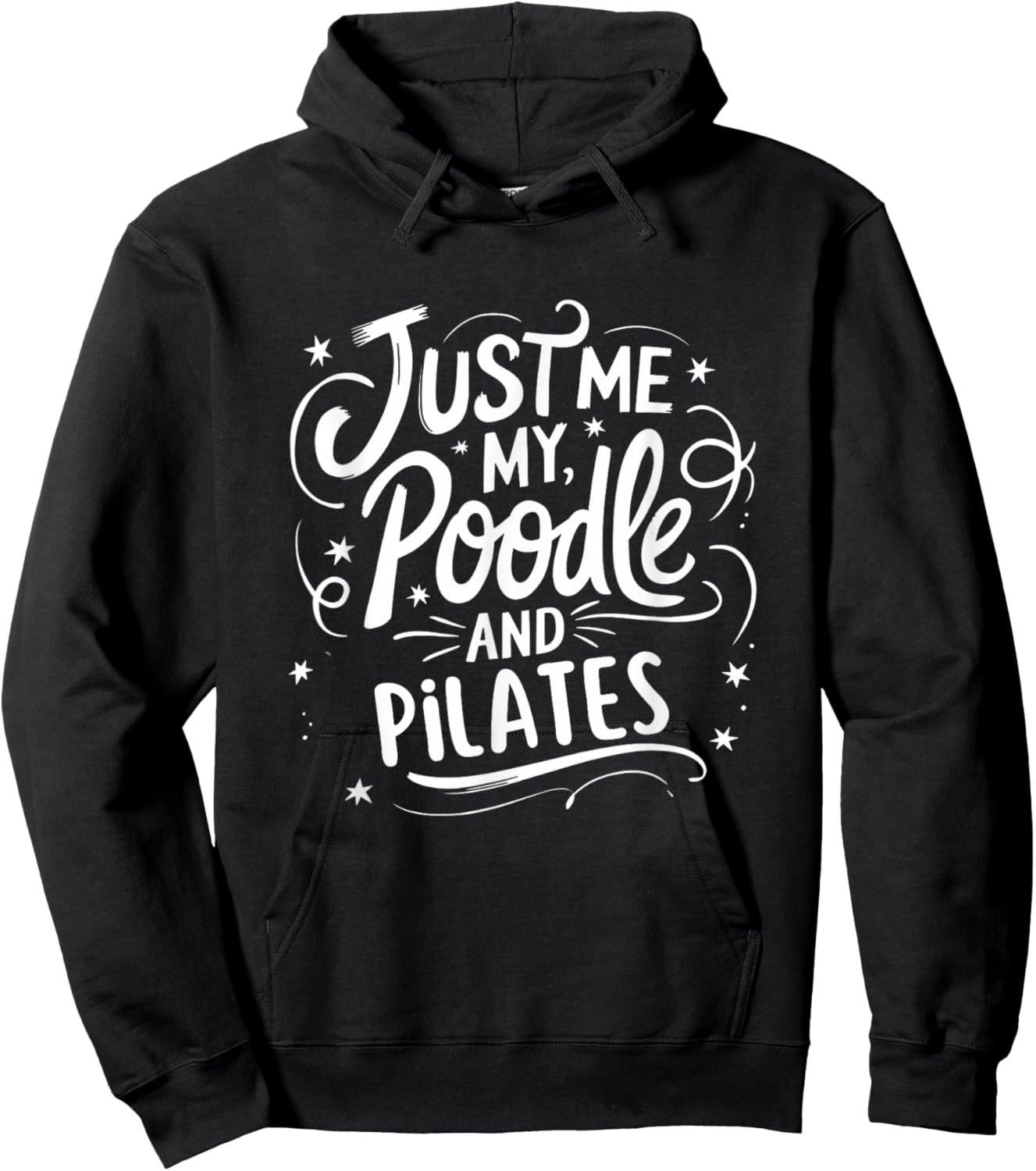 Poodle Mom Owner Loves Pilates Dog Lover Women Hoodie - Hoodie | Black