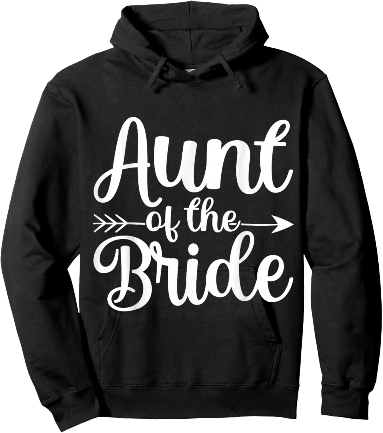 Aunt Of The Bride Wedding Celebration Hoodie - Hoodie | Black