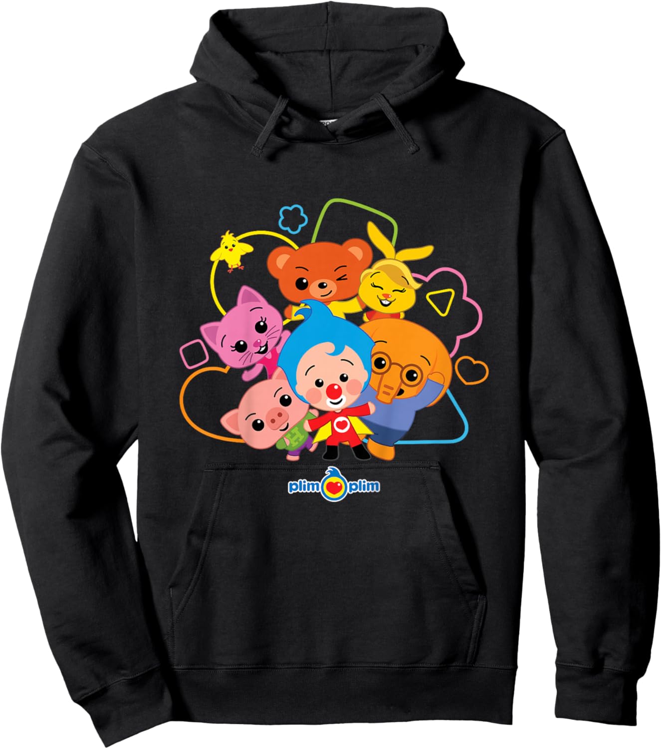 Plim Plim The Kindness Hero - Colourful Designs for Children Hoodie - Hoodie | Black