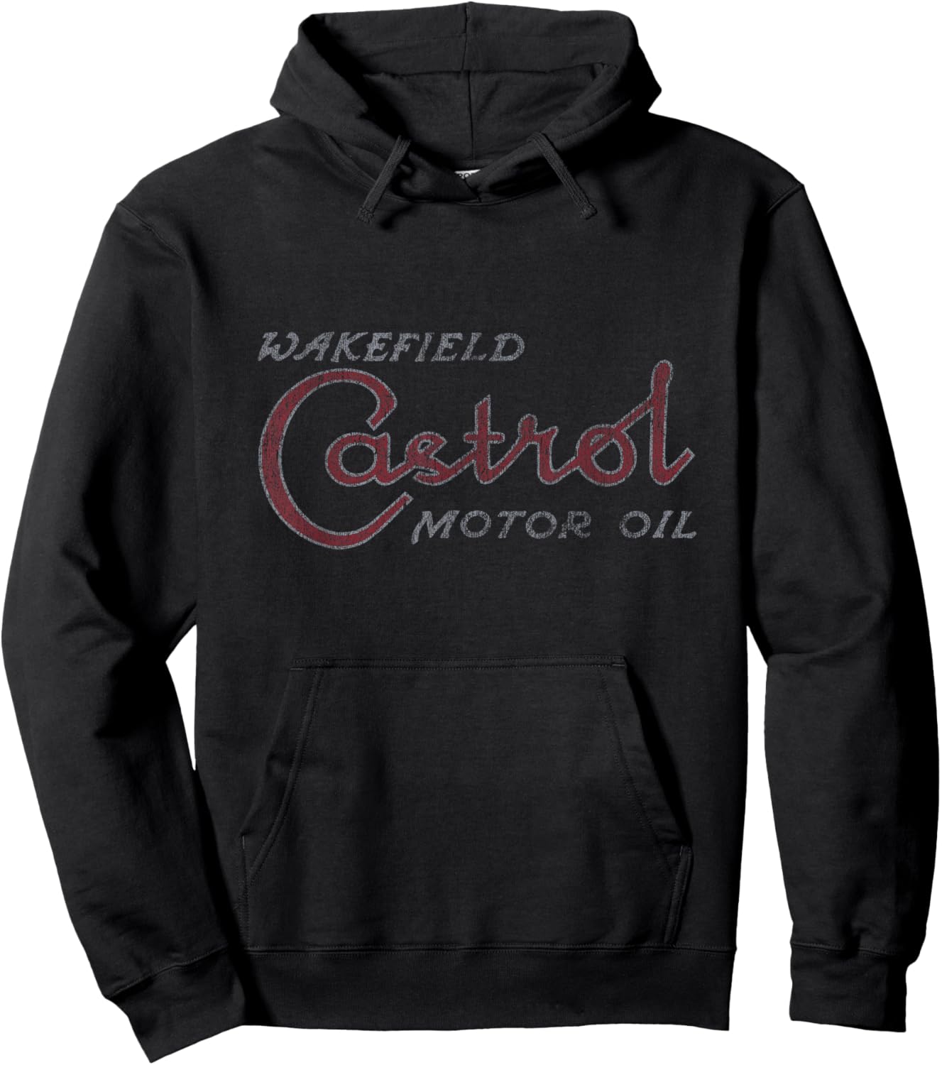 Castrol Liquid Engineering Vintage Retro Logo PAPL1366 Hoodie - Hoodie | Black