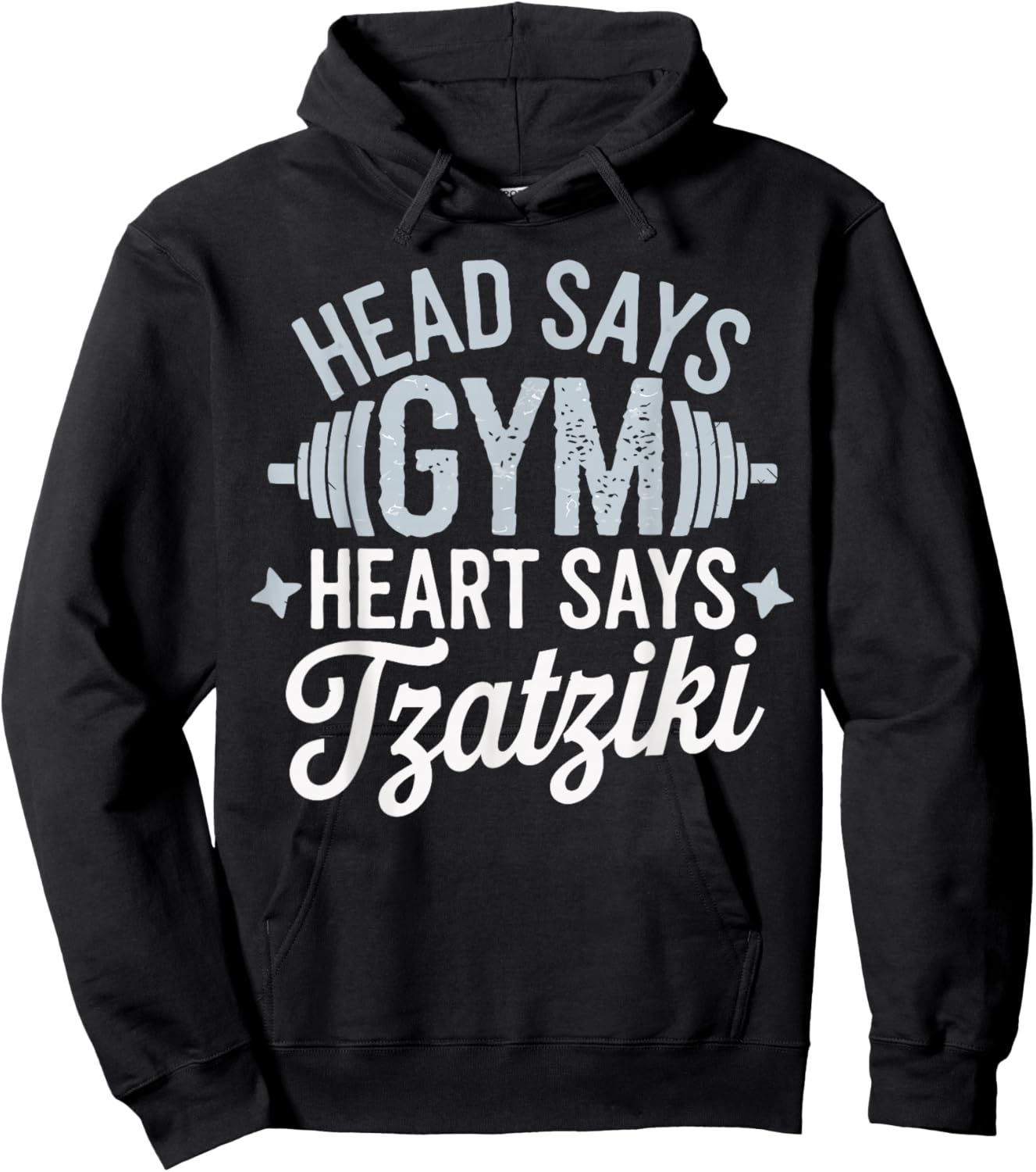 Funny Tzatziki Lover My Heart Says Tzatziki Hoodie - Hoodie | Black