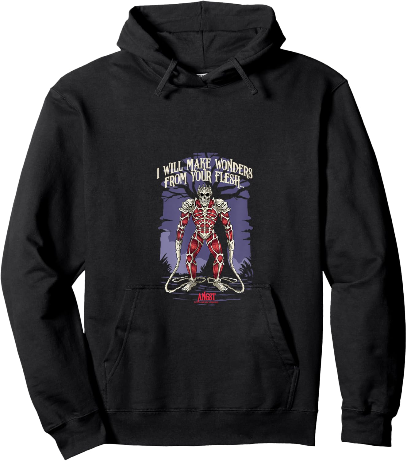 Angst: Fear the Unknown - Flesh Weaver Hoodie - Hoodie | Black