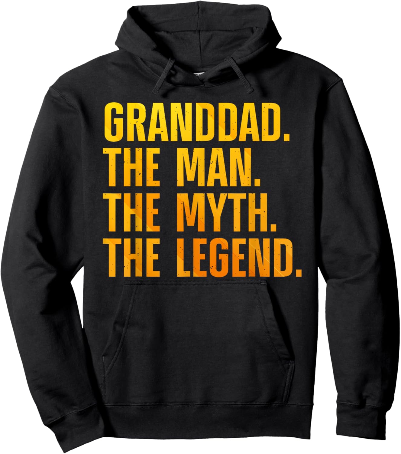 Granddad Art For Grandpa Grandfather From Grandkids Granddad Hoodie - Hoodie | Black