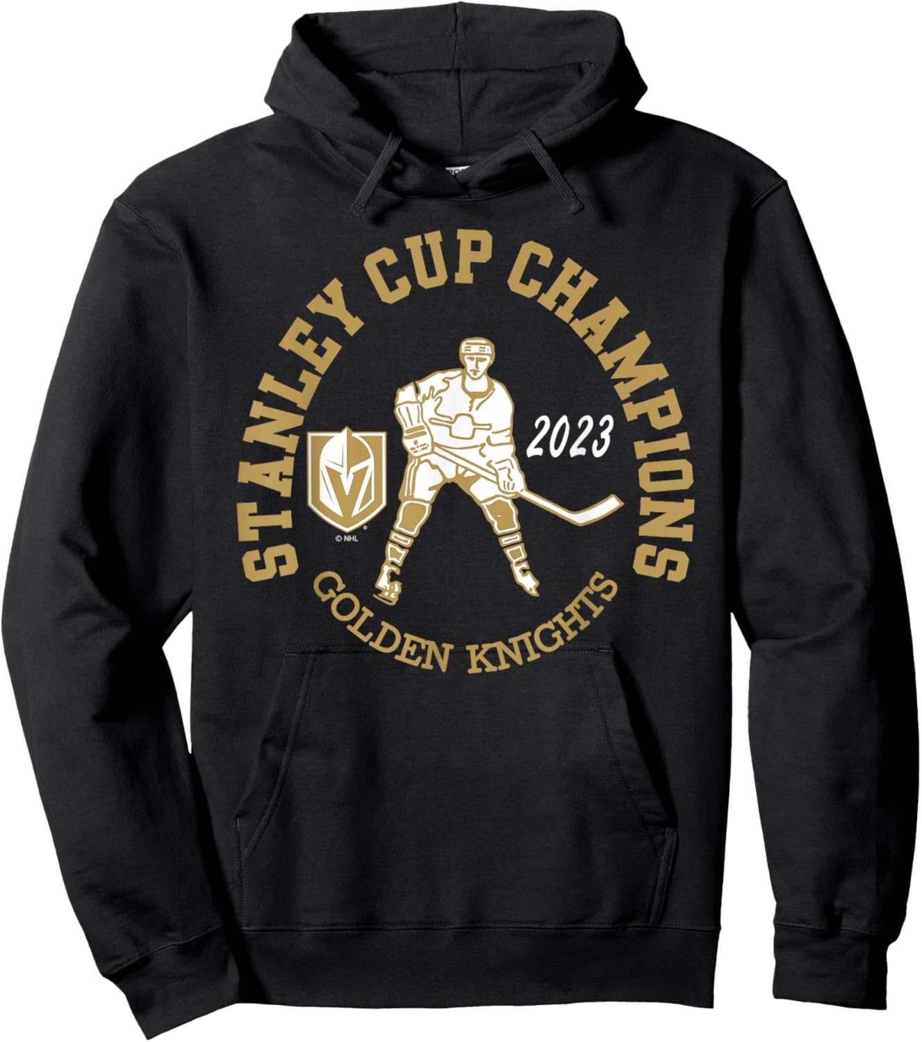 Vegas Golden Knights Stanley Cup Champions 2023 Black Hoodie - Hoodie | Black