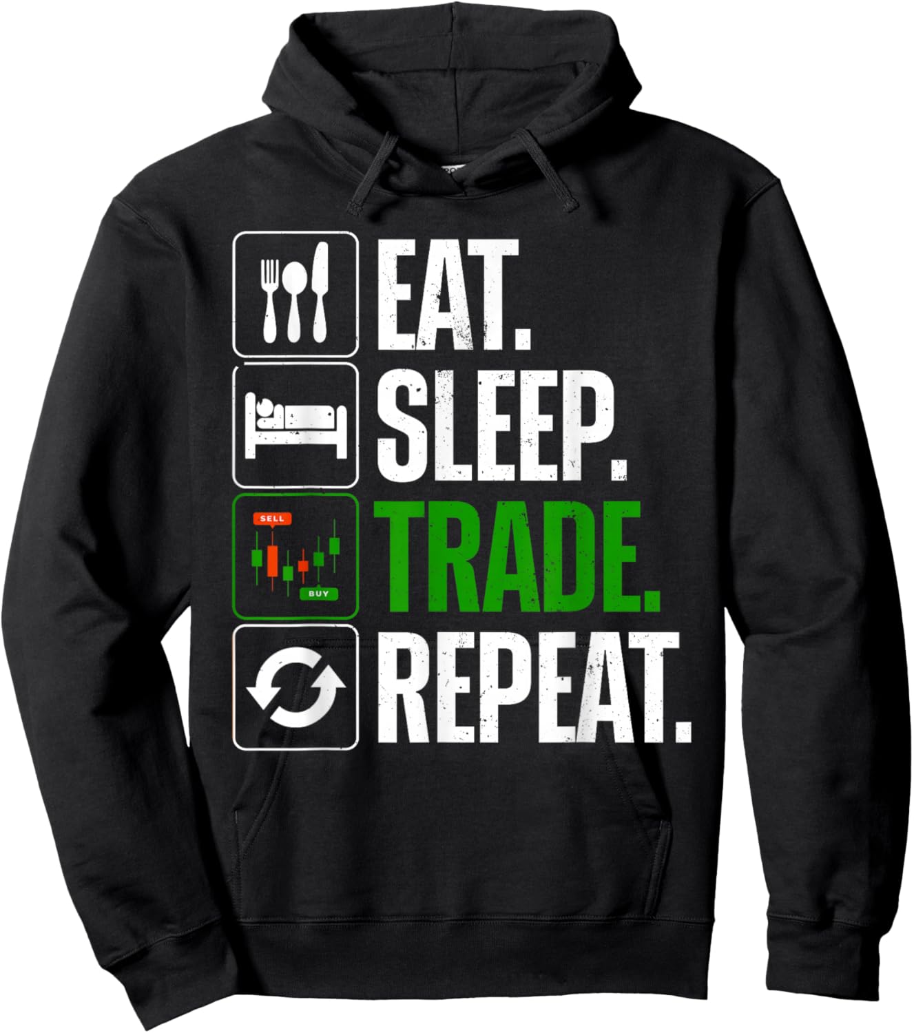 Best Stock Market Art Women Stock Trader Day Trading Hoodie - Hoodie | Black